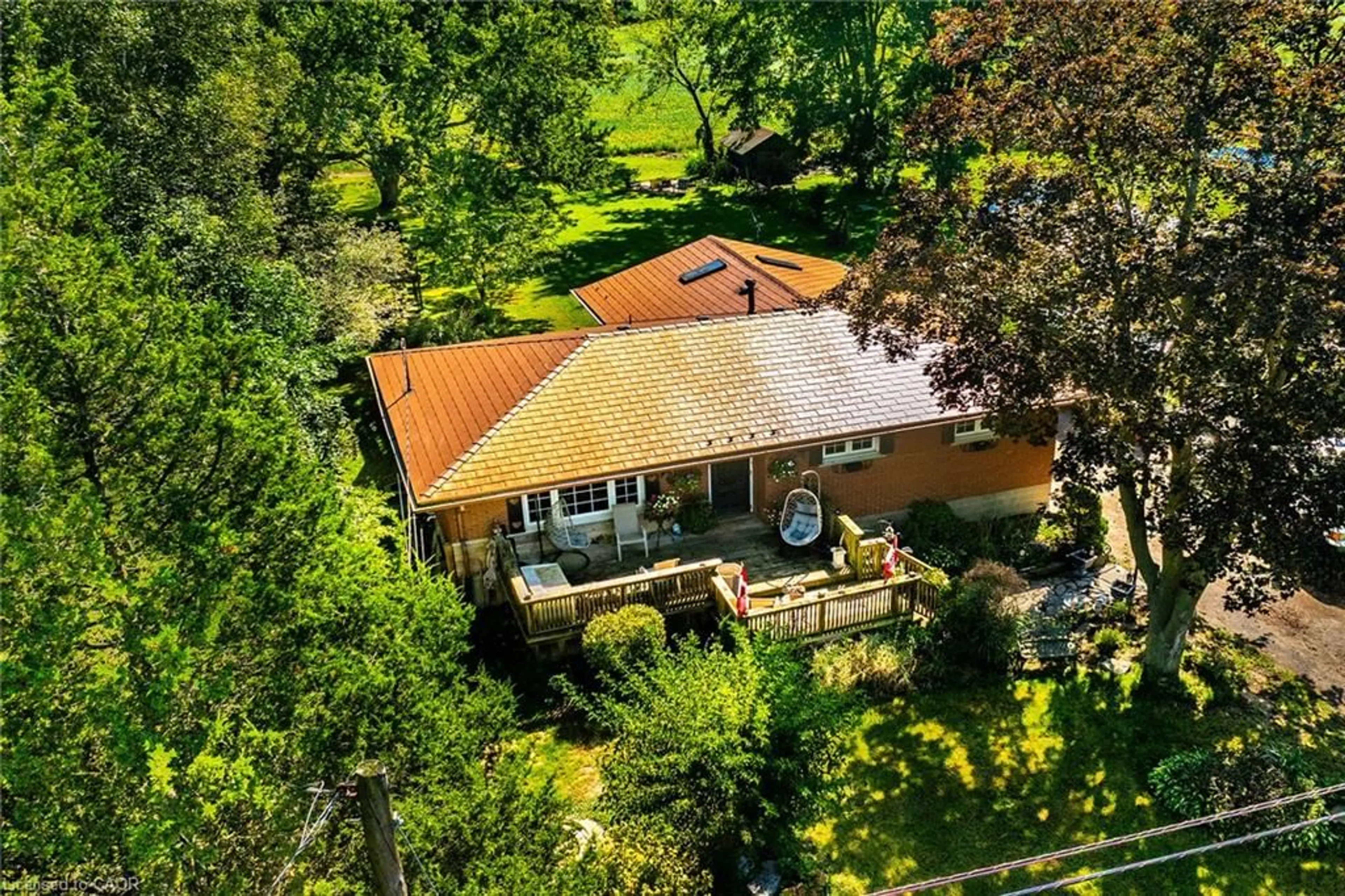 A pic from outside/outdoor area/front of a property/back of a property/a pic from drone, street for 199 Diltz Rd, Dunnville Ontario N1A 2W2