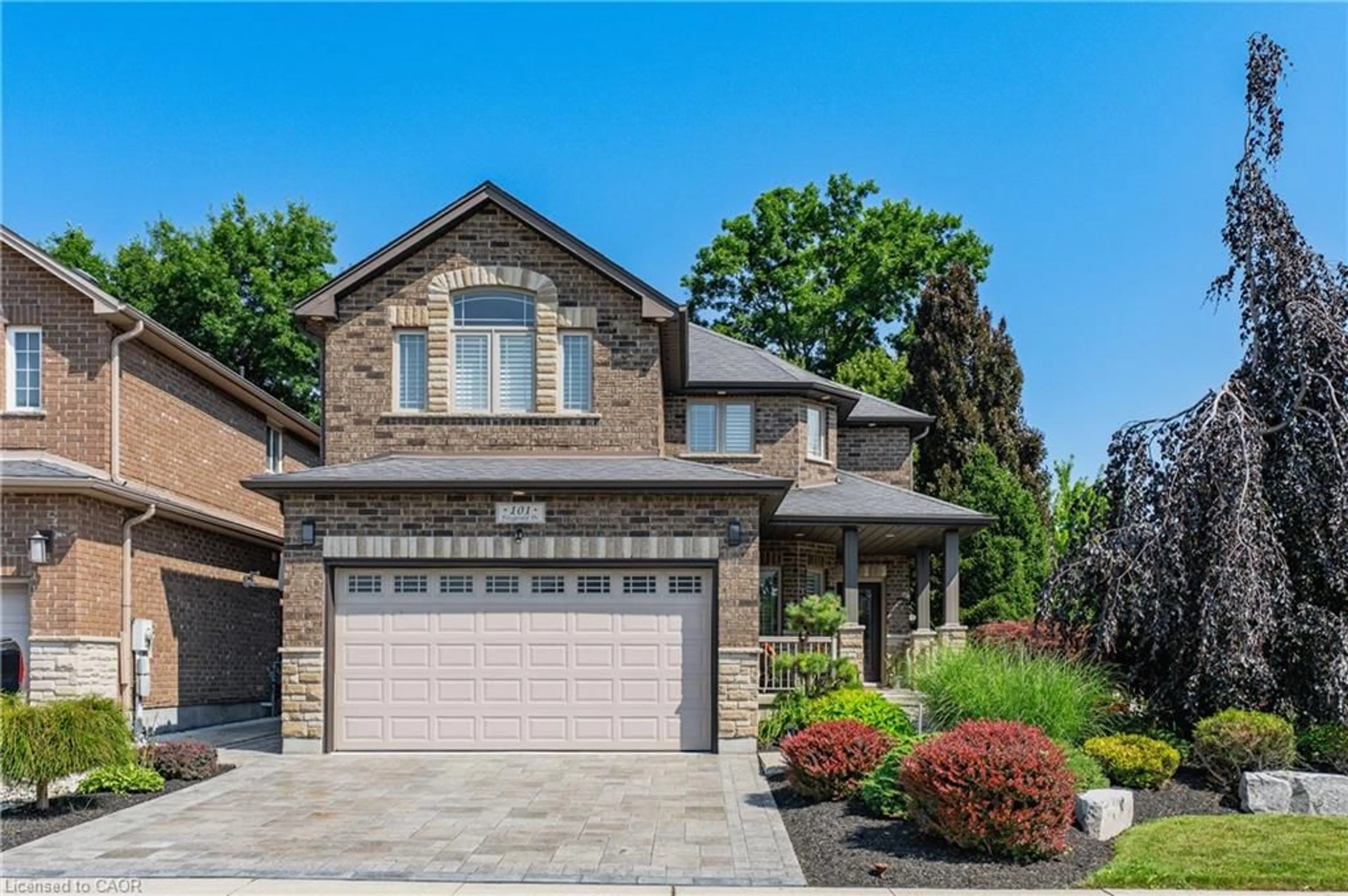 Home with brick exterior material, street for 101 Fitzgerald Dr, Cambridge Ontario N1T 0B3