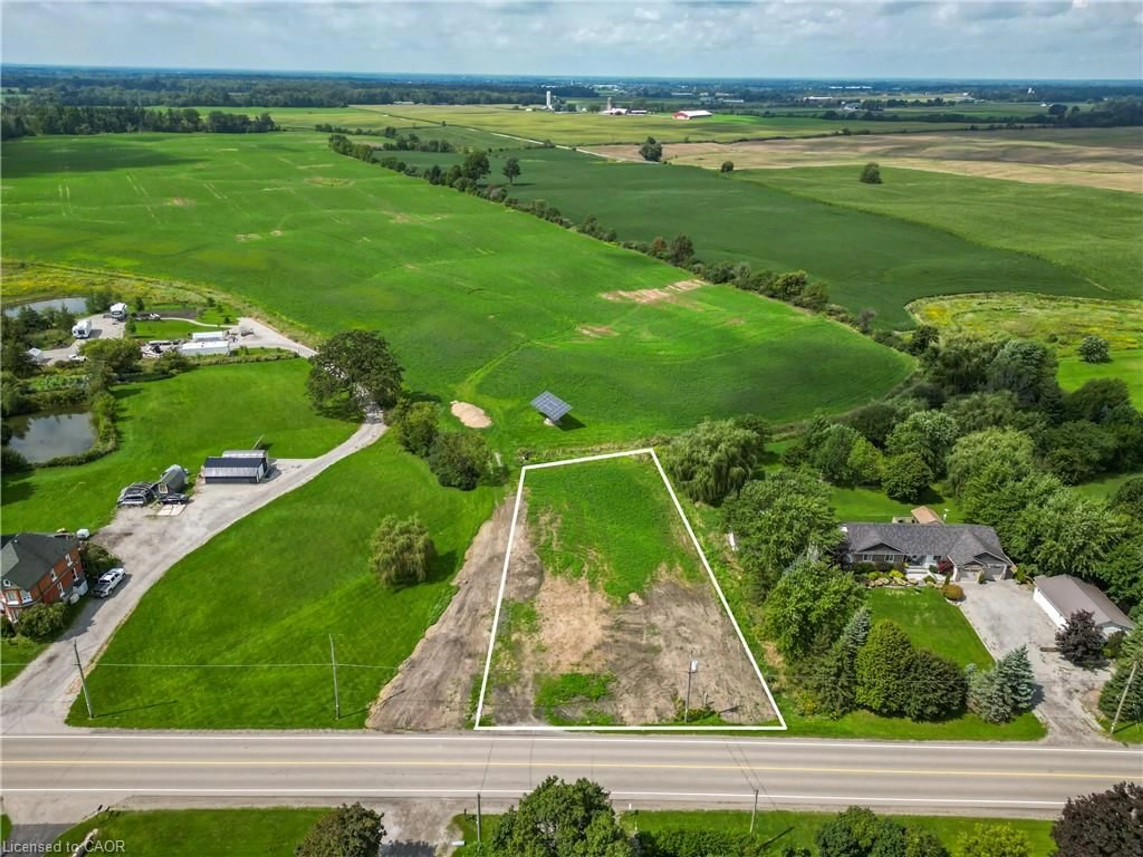 A pic from outside/outdoor area/front of a property/back of a property/a pic from drone, unknown for PT LT 6-7 Robinson Rd, Dunnville Ontario N1A 2W1