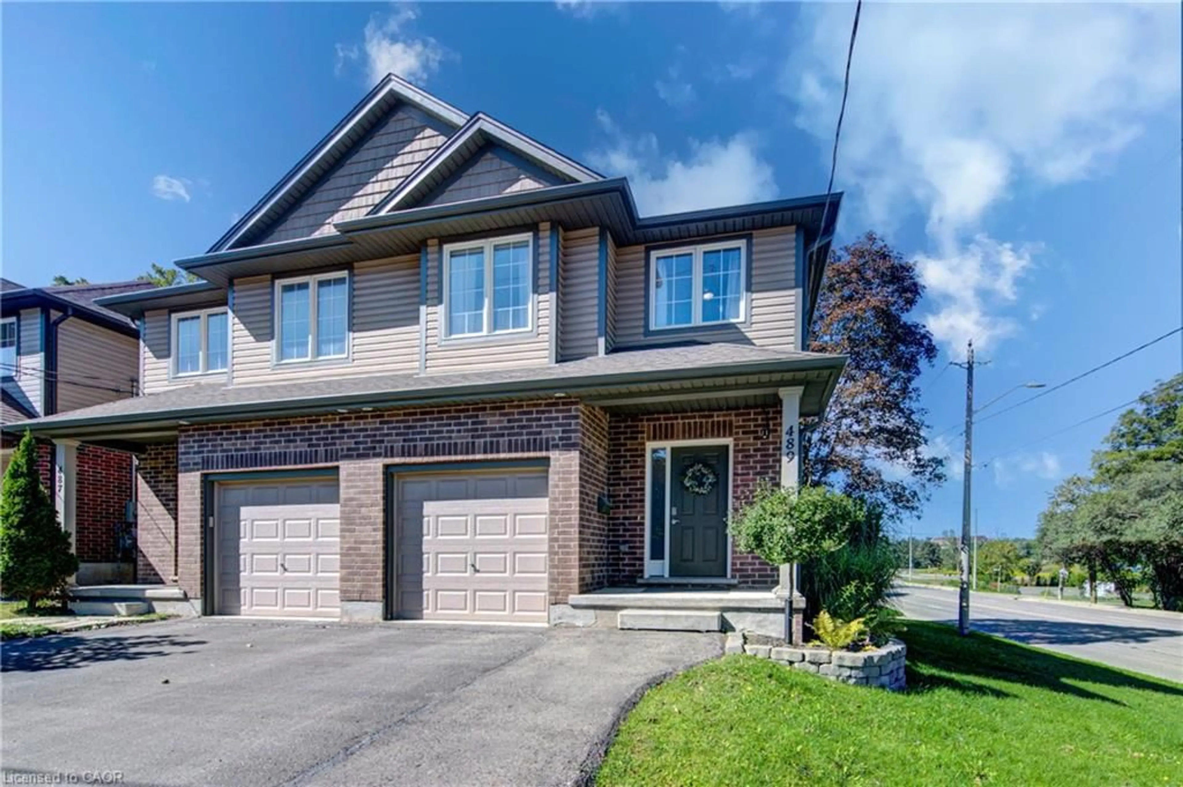 Home with brick exterior material, street for 489 Leander Pl, Kitchener Ontario N2K 1N4