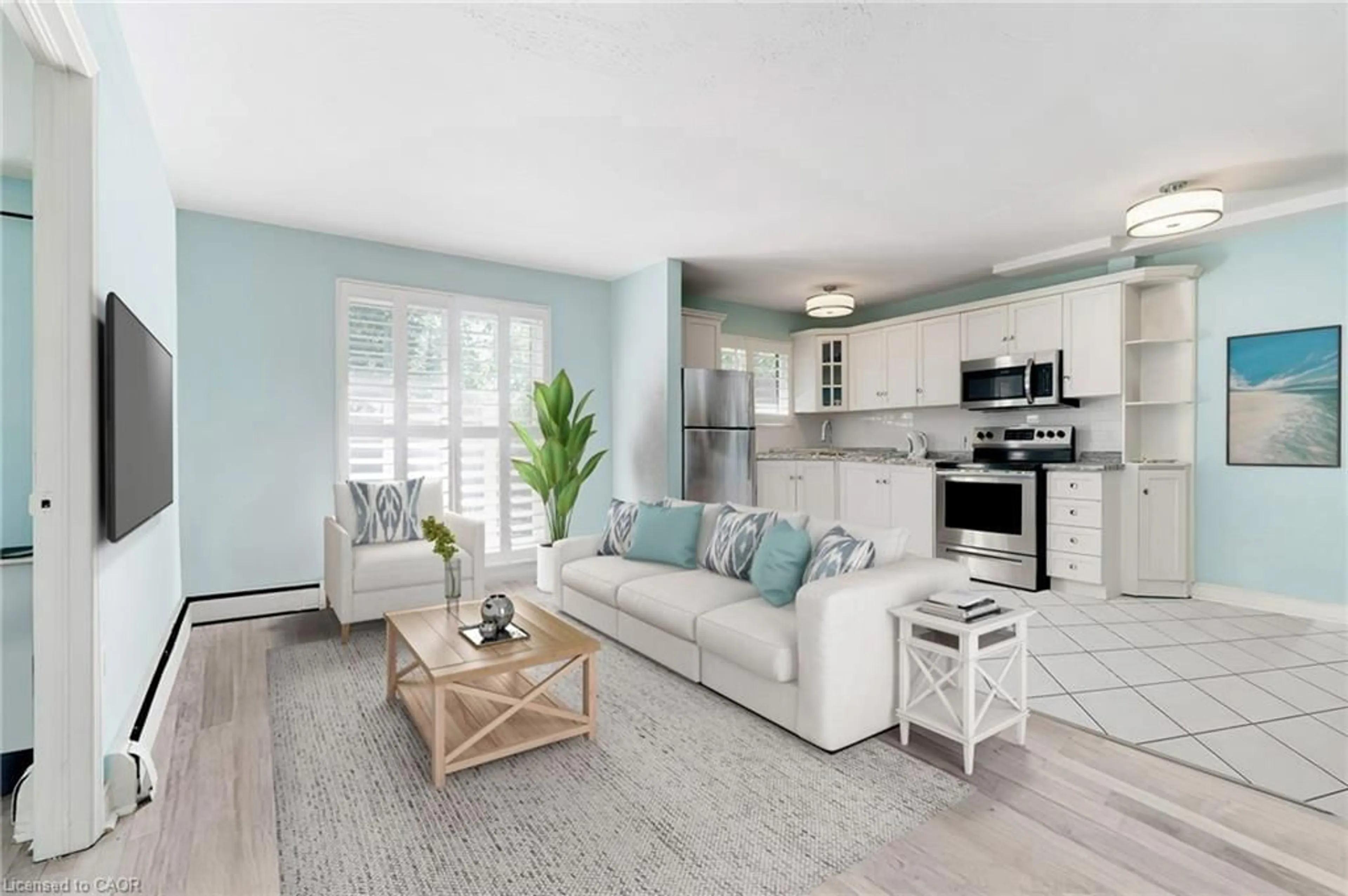 Living room with furniture, unknown for 2373 King St #17, Hamilton Ontario L8K 1X9