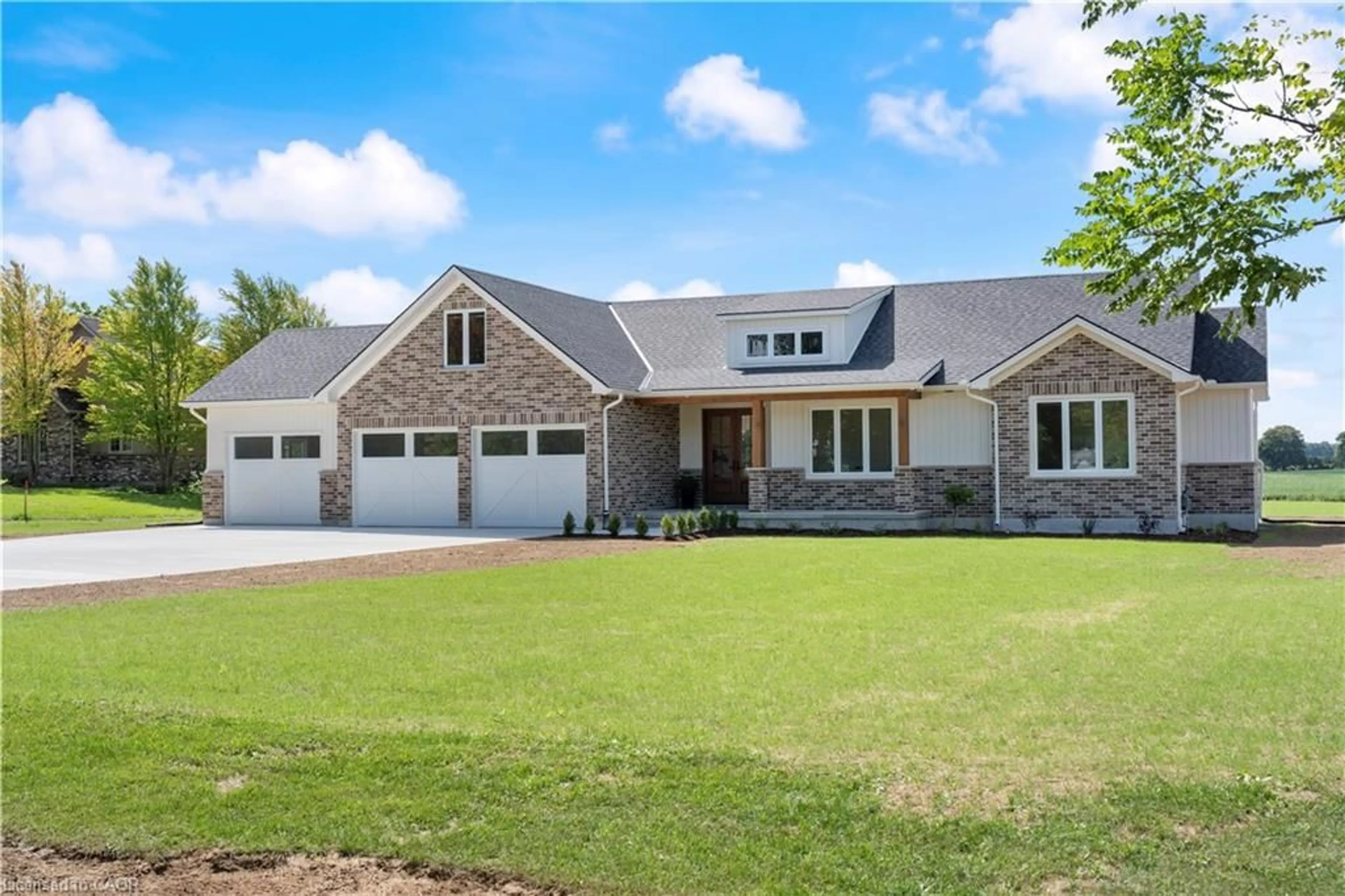Home with vinyl exterior material, street for 2427 East Quarter Line, Delhi Ontario N4B 2W4