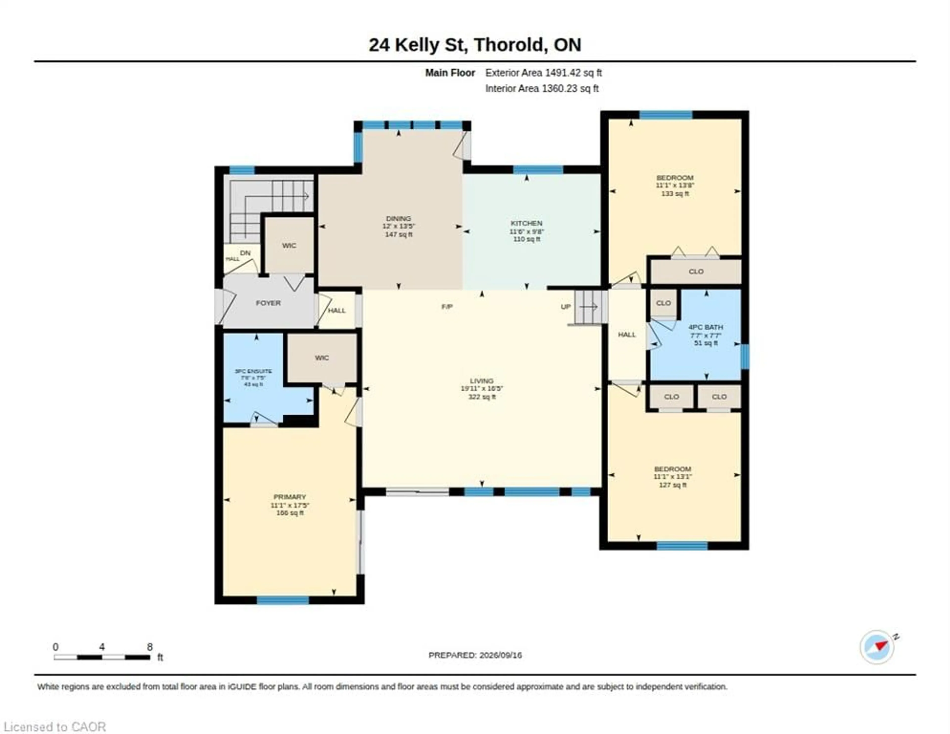 Floor plan for 24 Kelly St, Port Robinson Ontario L0S 1K0