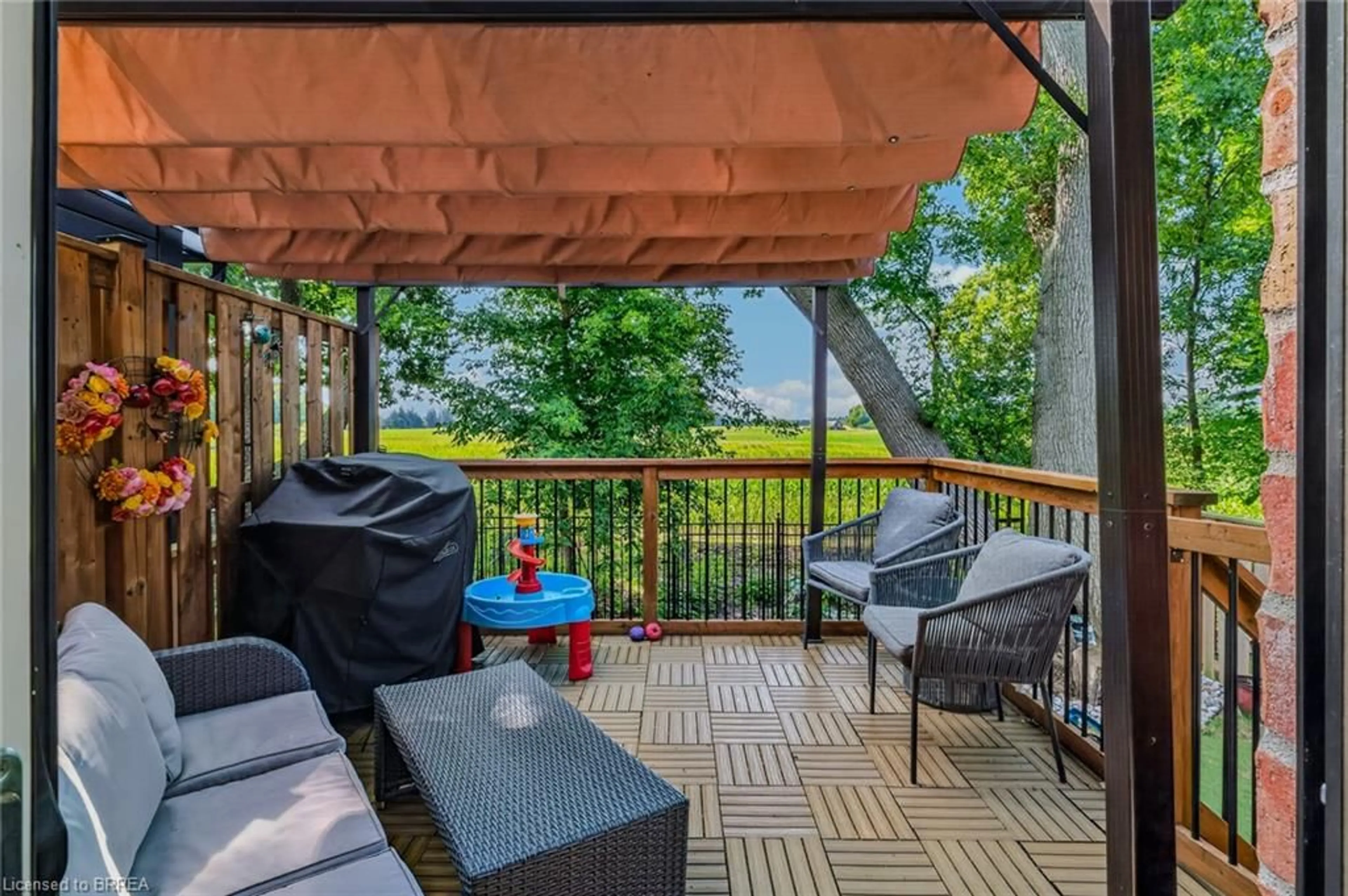 Patio, water/lake/river/ocean view for 37 Serviceberry Lane, Simcoe Ontario N3Y 0E5