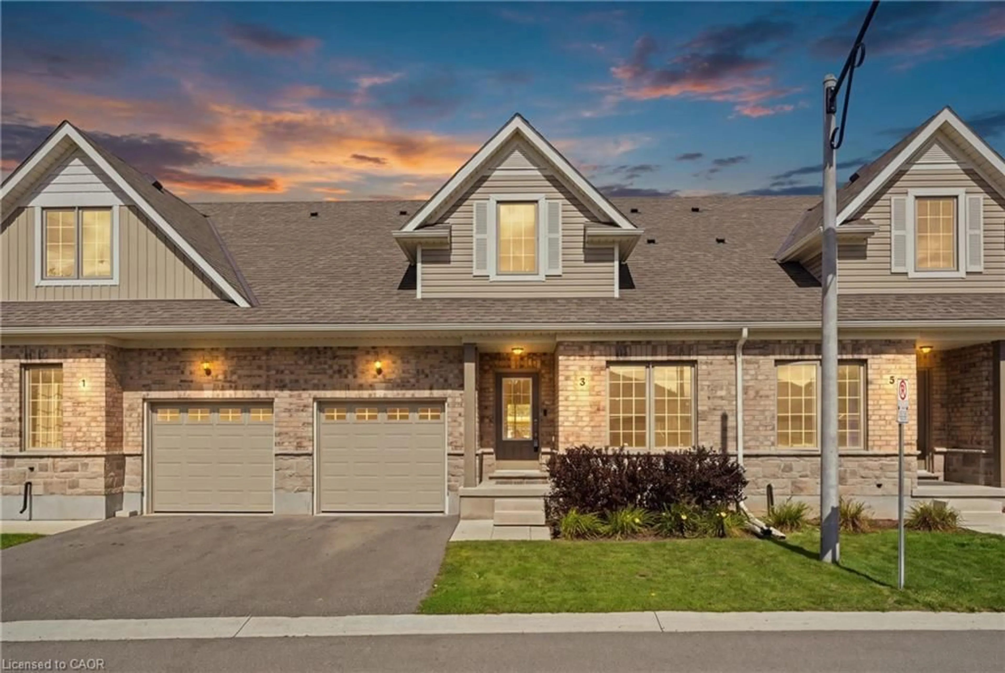 Home with brick exterior material, street for 3 Braida Lane, Halton Hills Ontario L7J 0B7