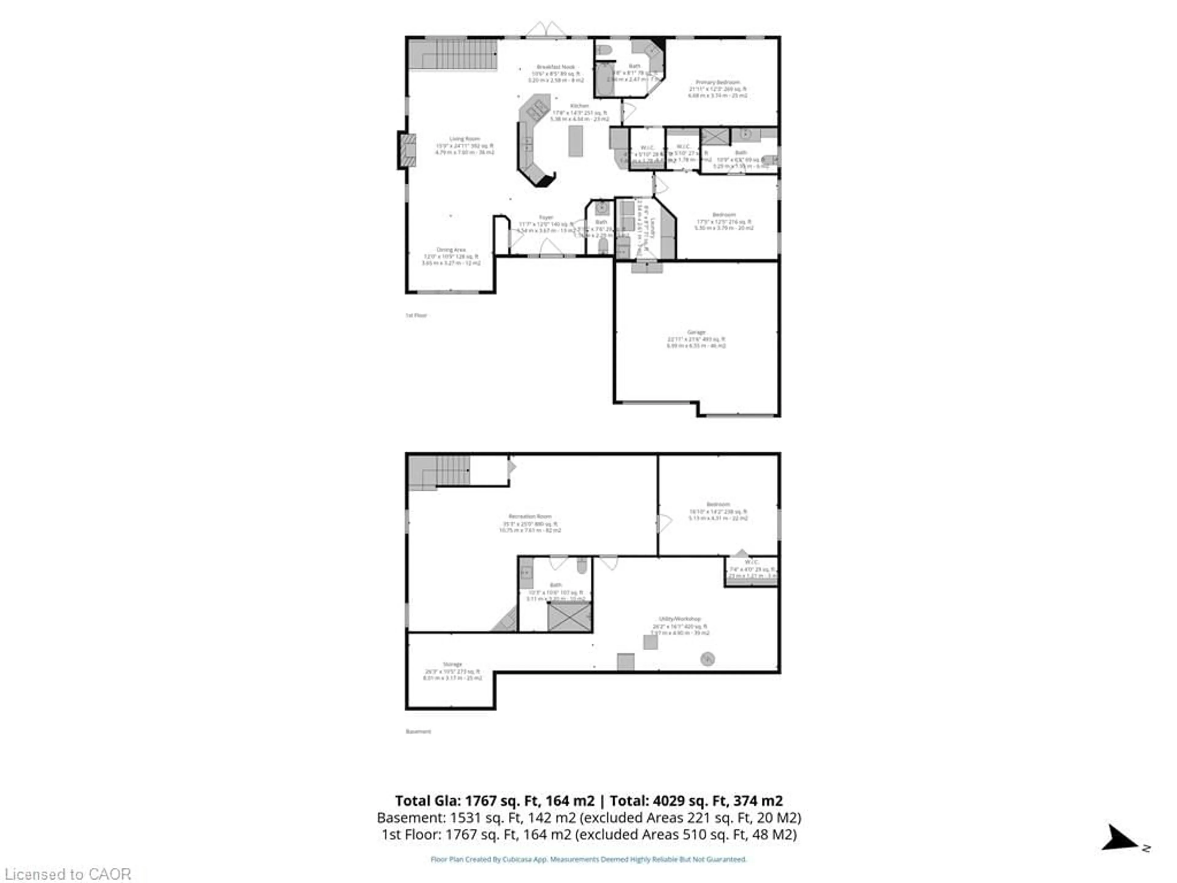 Floor plan for 122 Donjon Blvd, Port Dover Ontario N0A 1N7