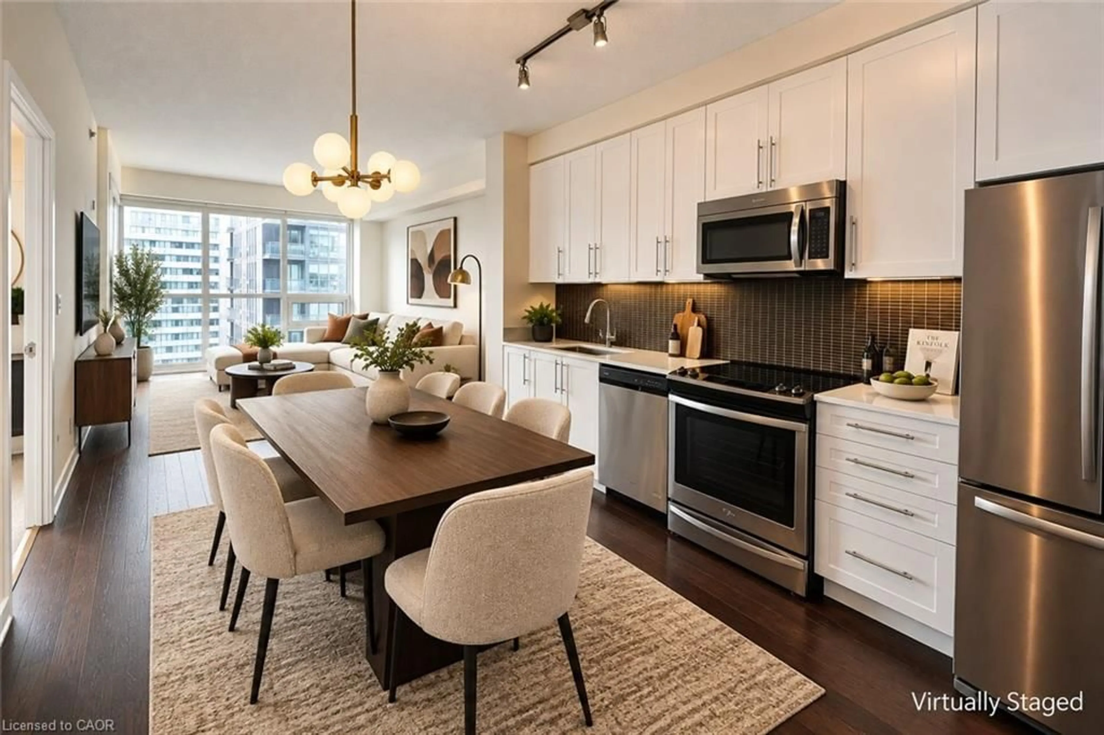 Open concept kitchen, unknown for 510 Curran Pl #2001, Mississauga Ontario L5B 0J8