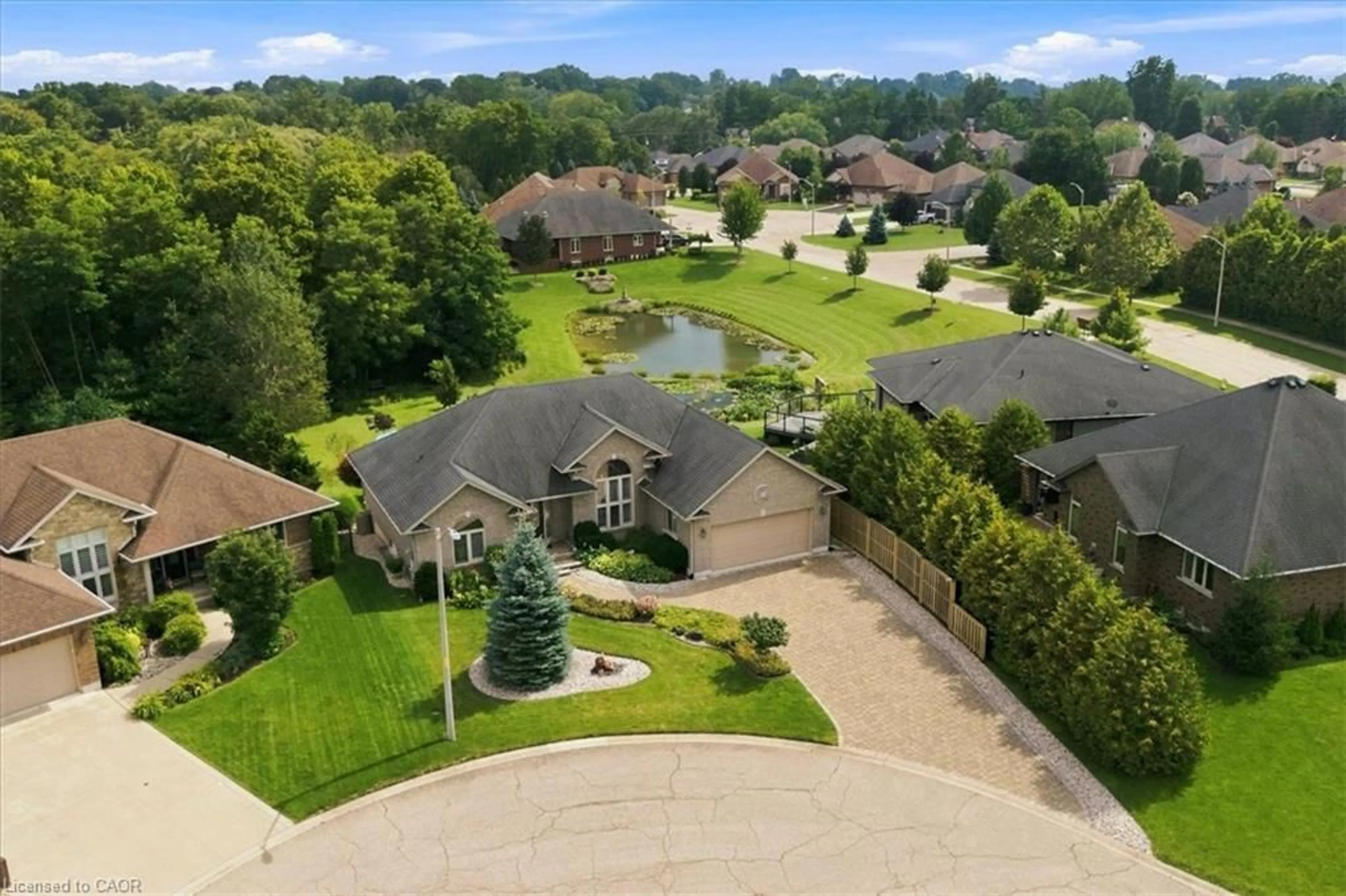A pic from outside/outdoor area/front of a property/back of a property/a pic from drone, water/lake/river/ocean view for 25 Birch Ave, Port Dover Ontario N0A 1N6