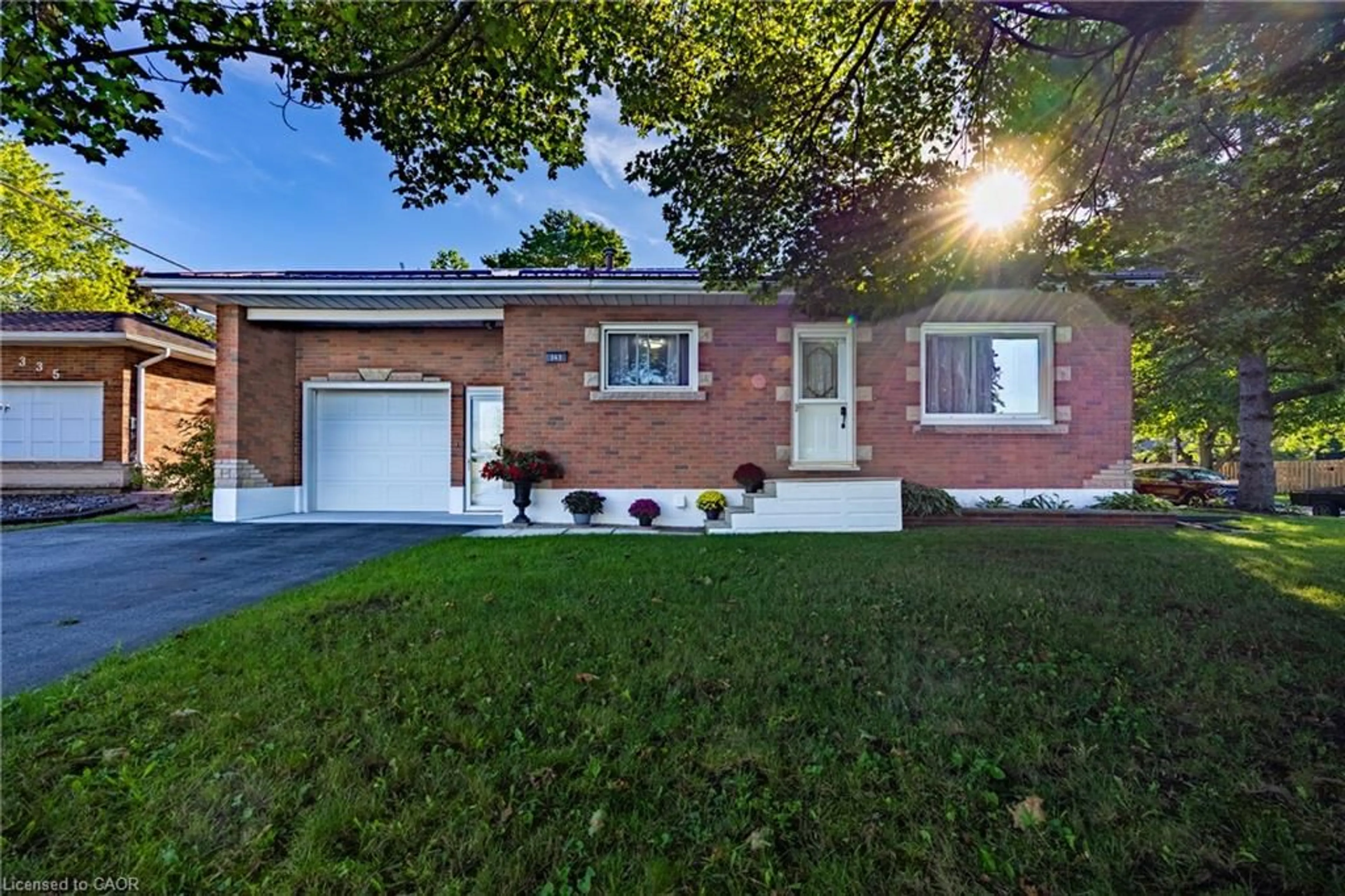 Home with brick exterior material, street for 343 Delcrest Ave, Delhi Ontario N4B 2S8