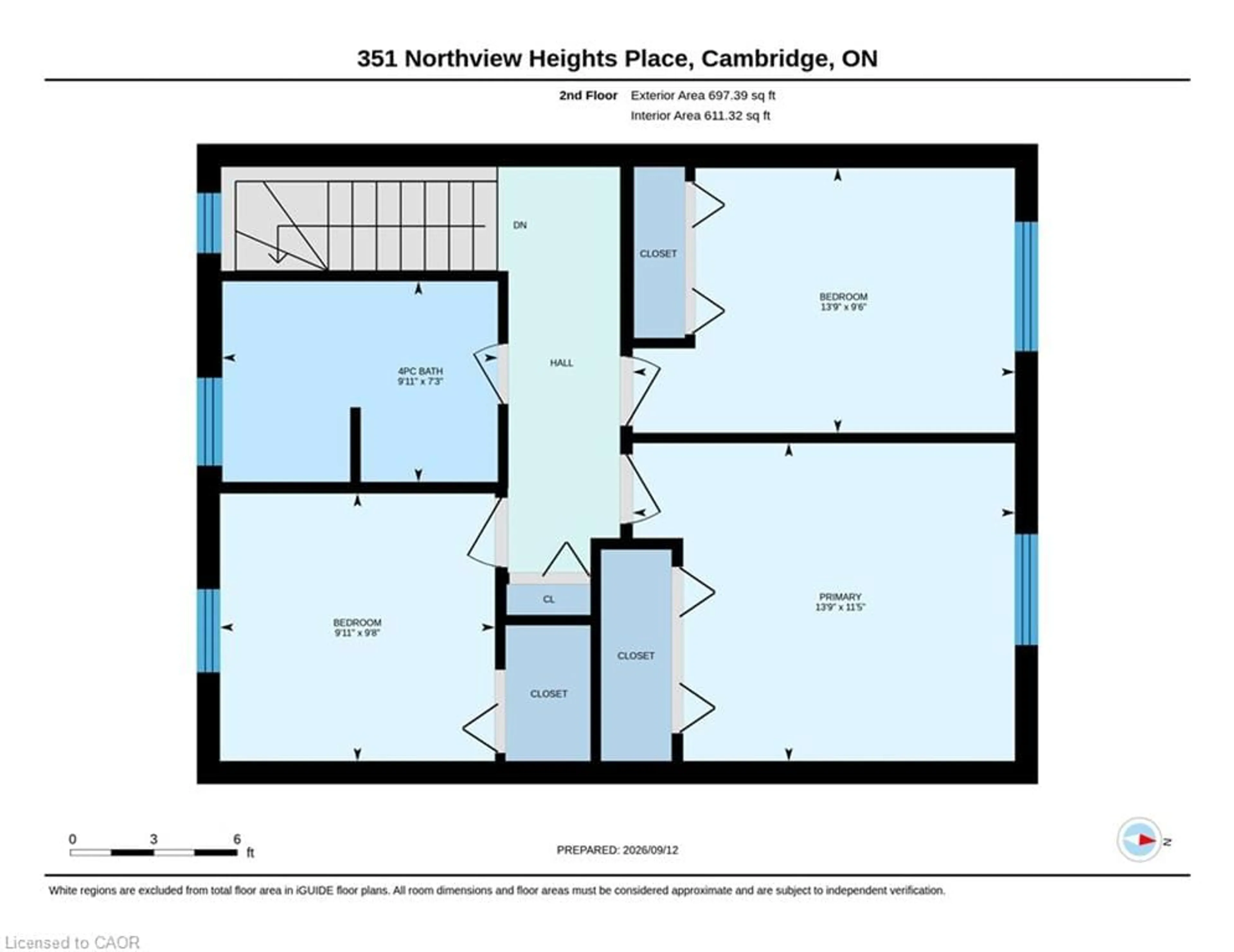 Floor plan for 351 Northview Heights Pl, Cambridge Ontario N1R 8J1