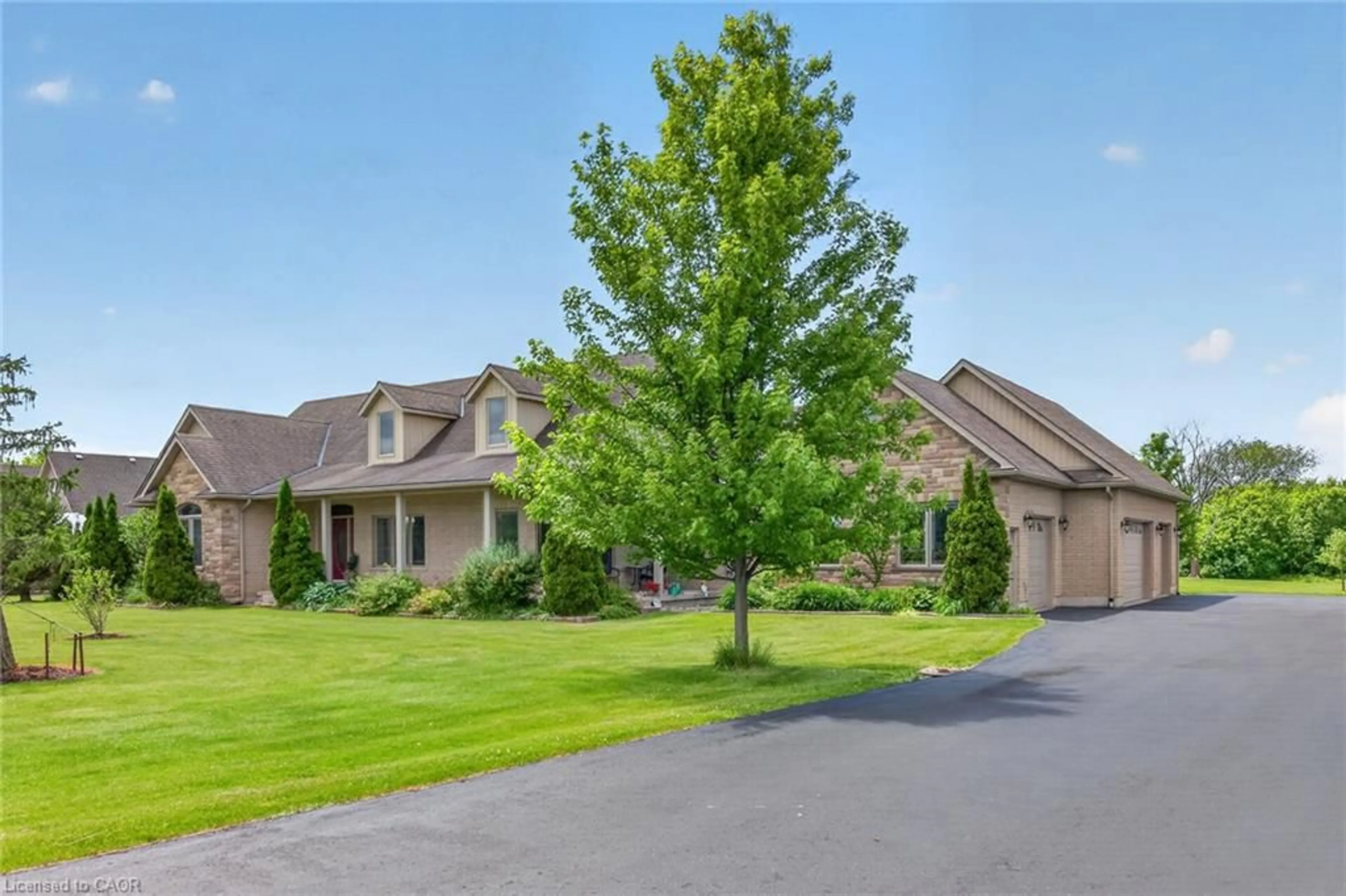 A pic from outside/outdoor area/front of a property/back of a property/a pic from drone, street for 850 Regional Road 27 Rd, Wellandport Ontario L0R 2J0