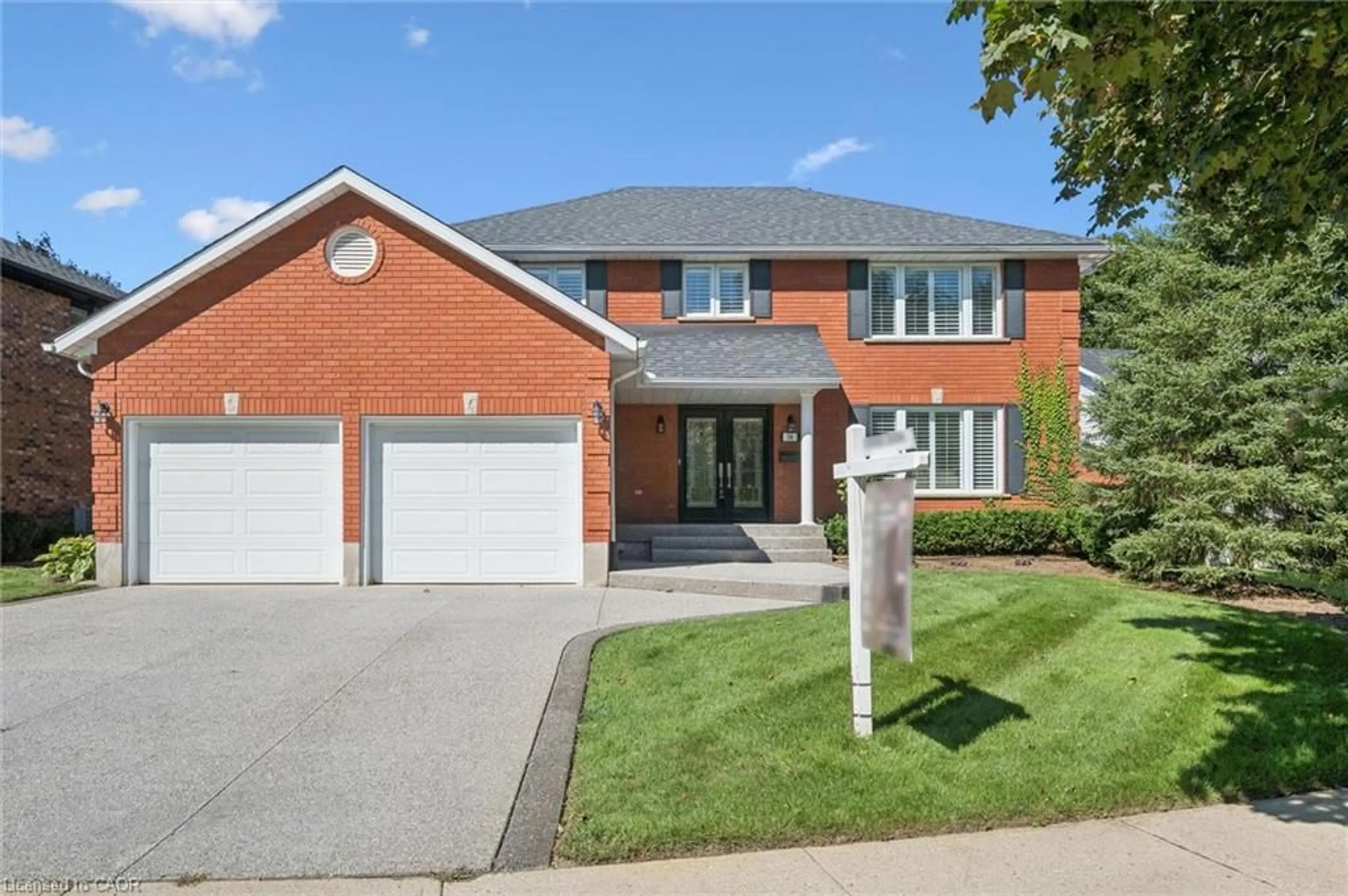 Home with brick exterior material, street for 54 Corfield Dr, Kitchener Ontario N2A 3W9