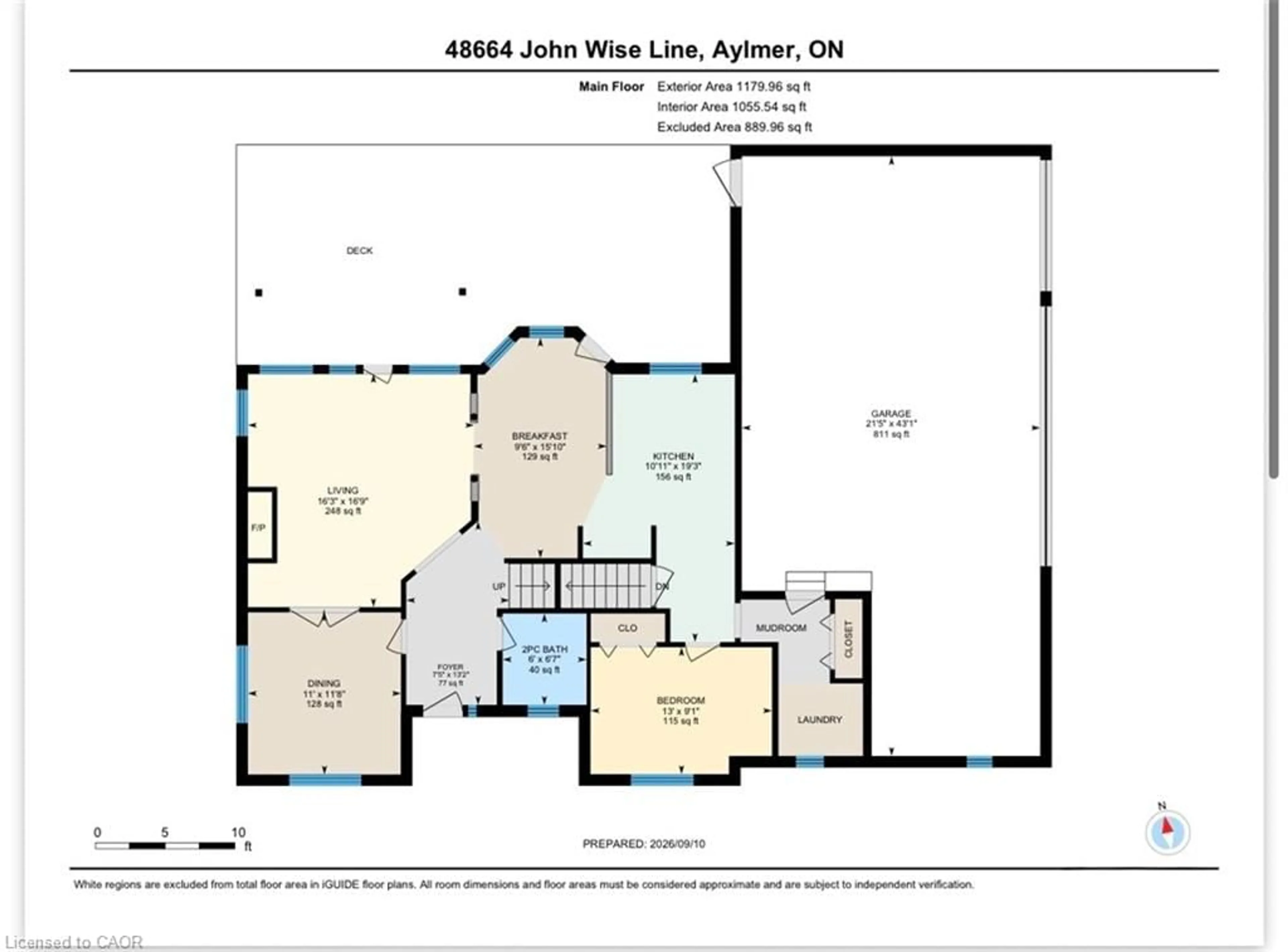 Floor plan for 48664 John Wise Line, Aylmer Ontario N5H 2R4