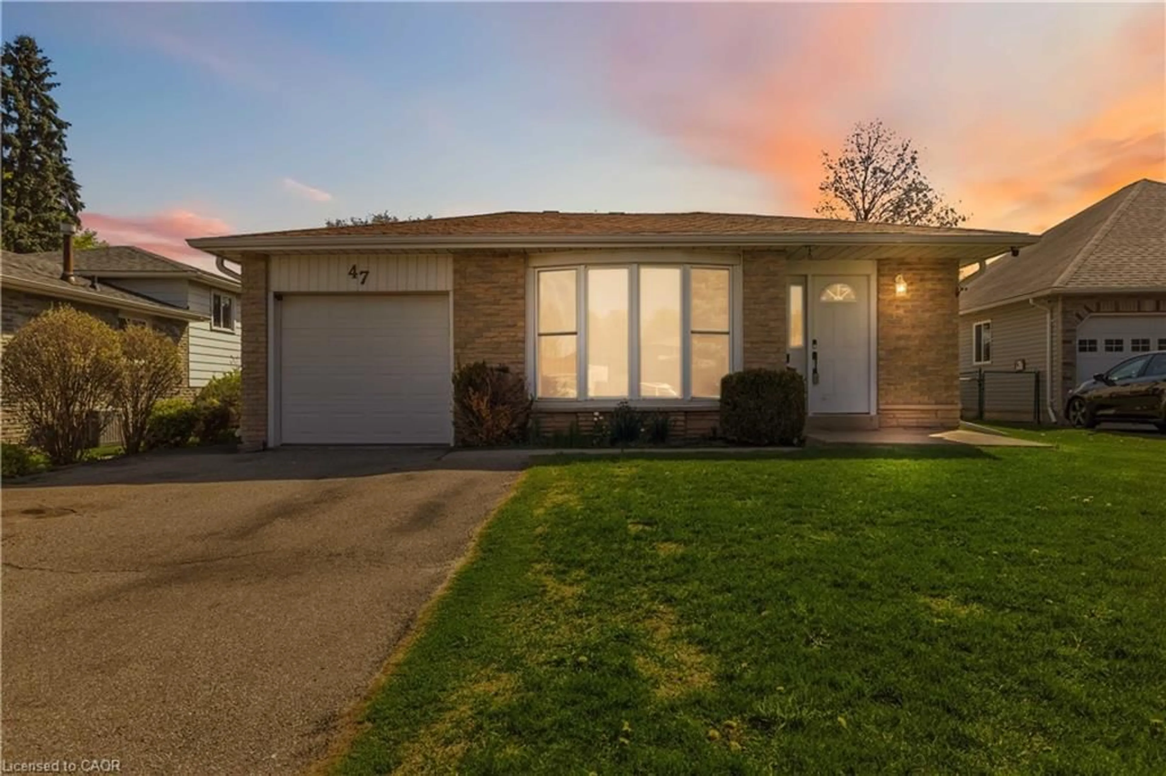 Home with brick exterior material, street for 47 Abeles Ave, Paris Ontario N3L 3N8