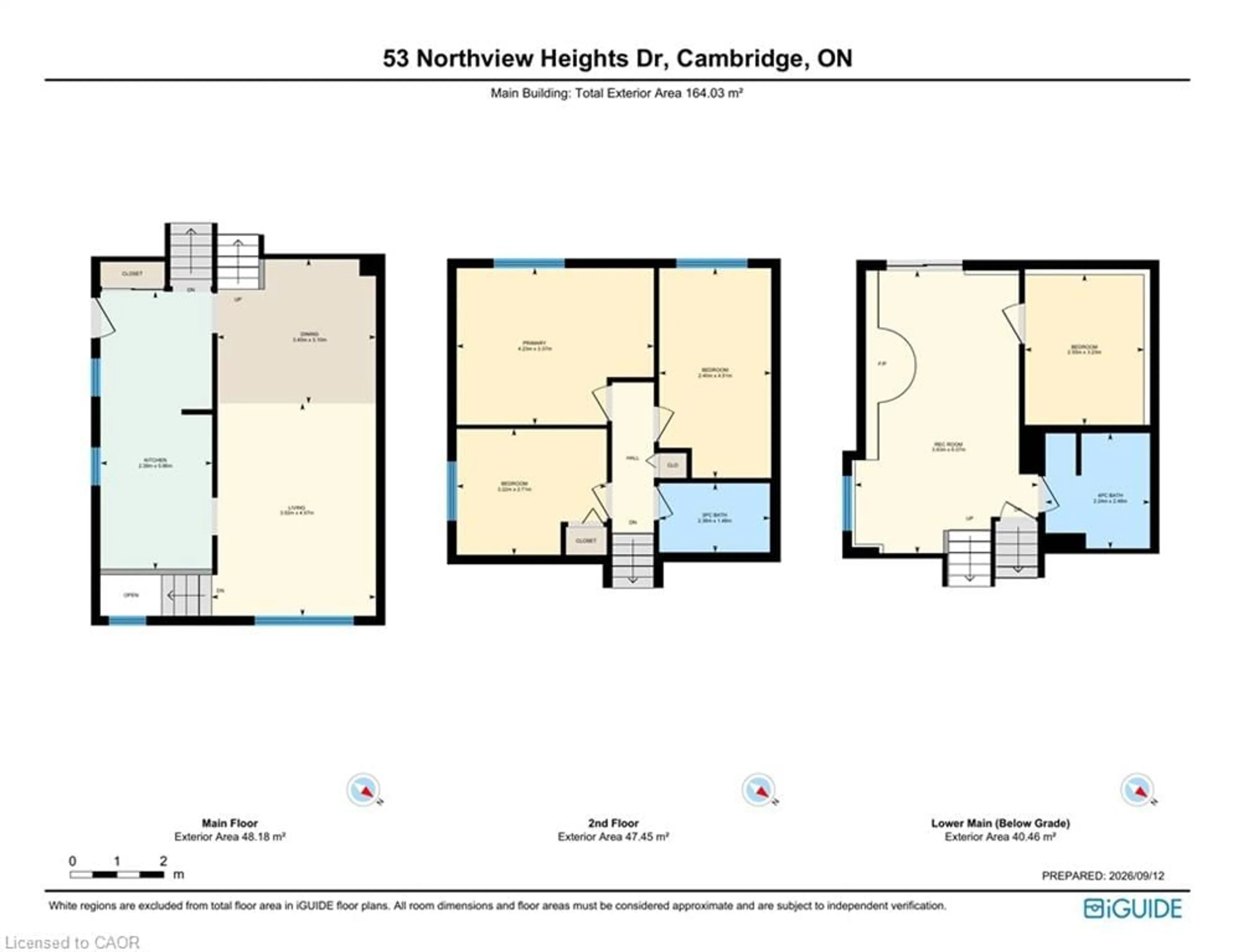 Floor plan for 53 Northview Heights Dr, Cambridge Ontario N1R 7A7