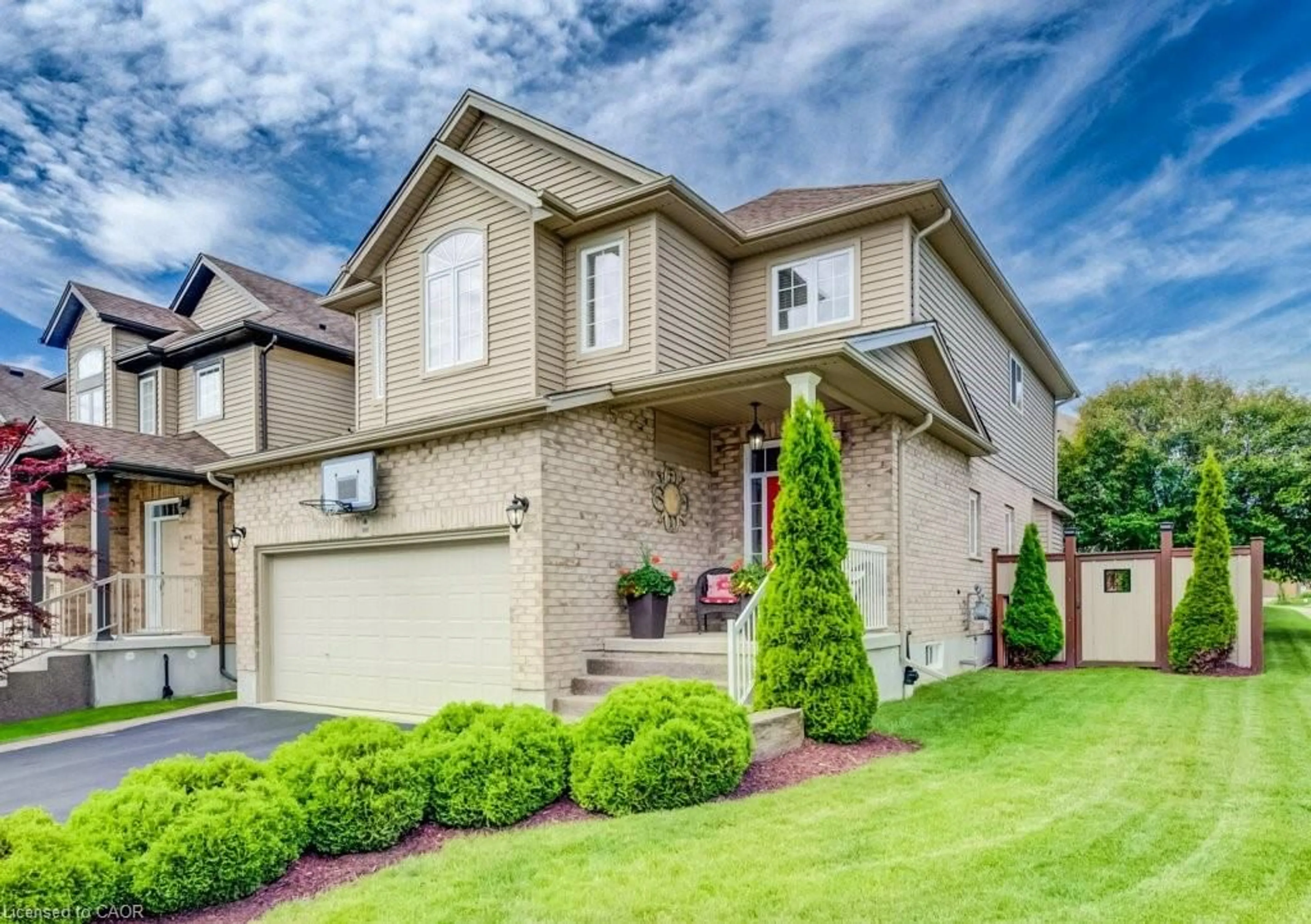 Home with brick exterior material, street for 300 Watervale Cres, Kitchener Ontario N2A 0G7