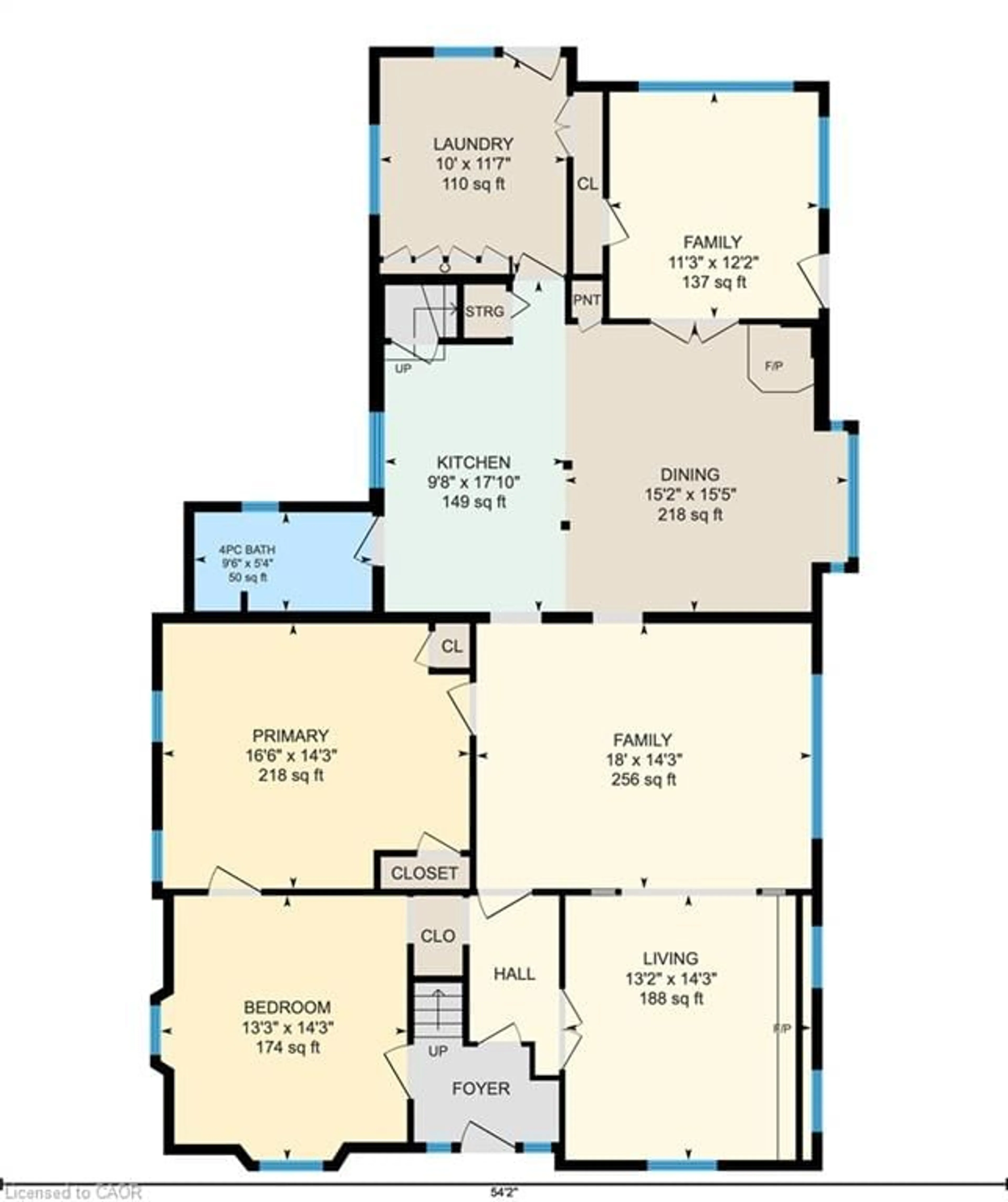 Floor plan for 211 Canborough St, Smithville Ontario L0R 2A0