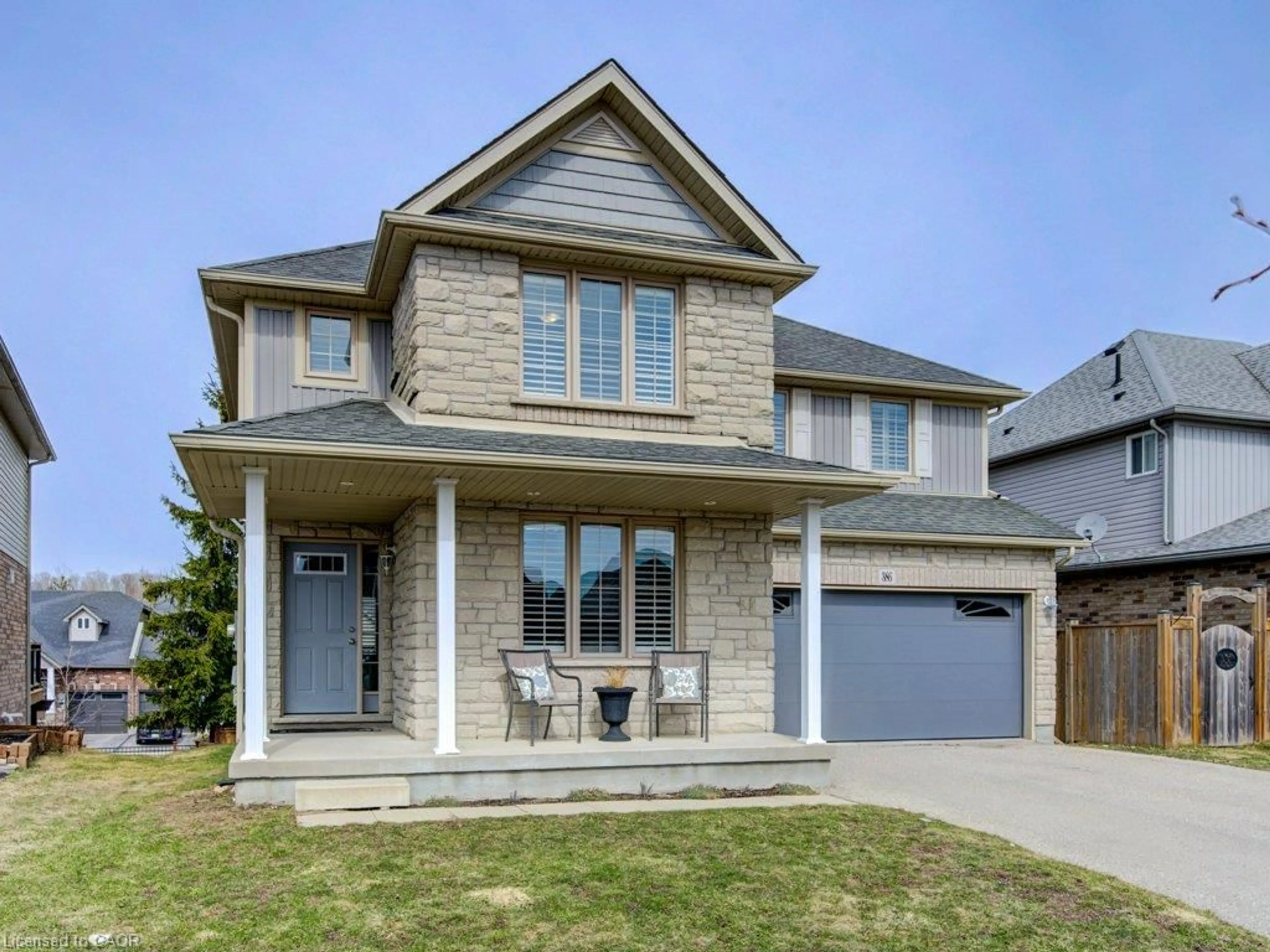 Home with brick exterior material, street for 386 Fairway Rd, Woodstock Ontario N4T 0E1