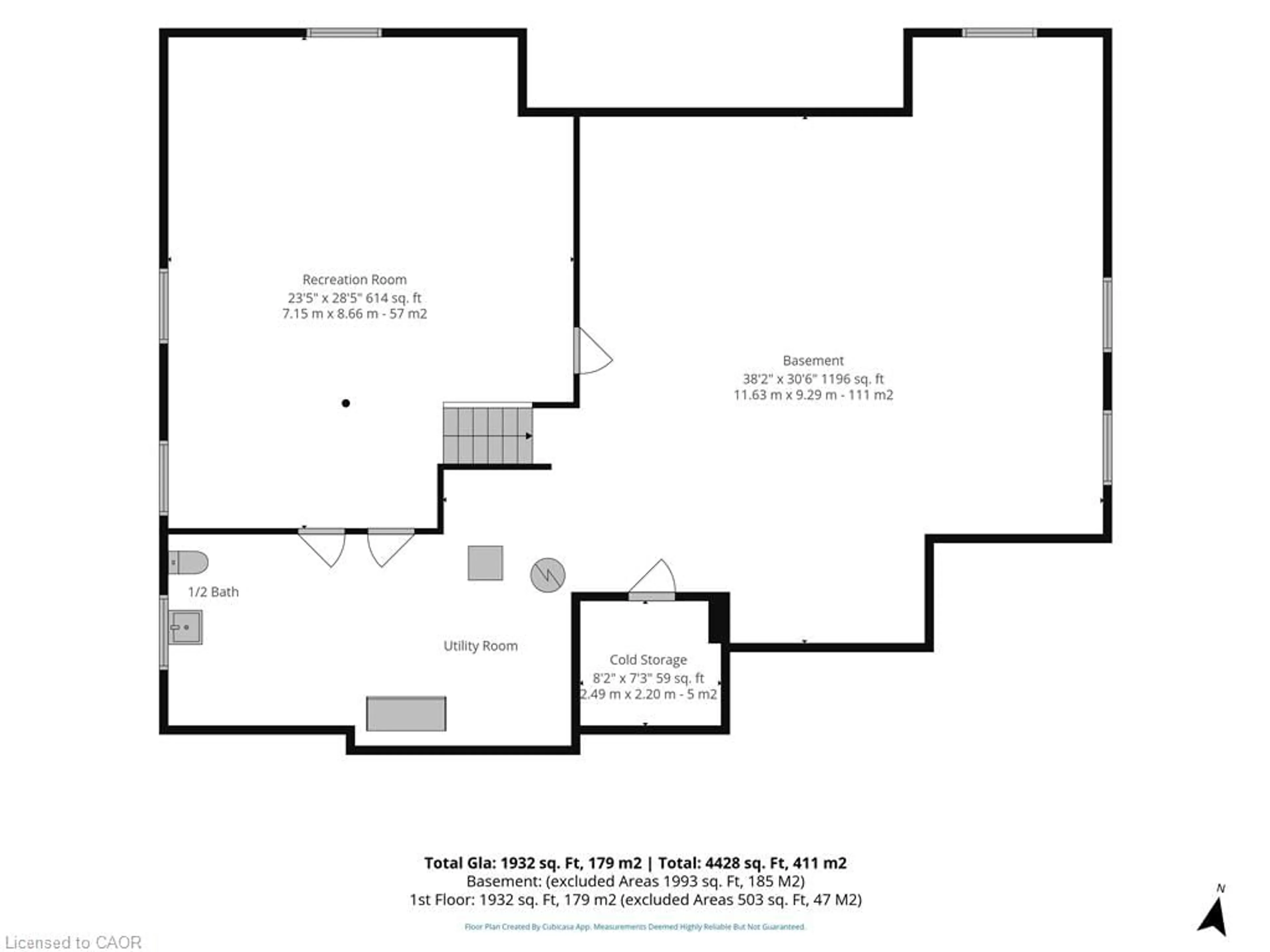 Floor plan for 24 Melody Dr, Delhi Ontario N4B 3E1