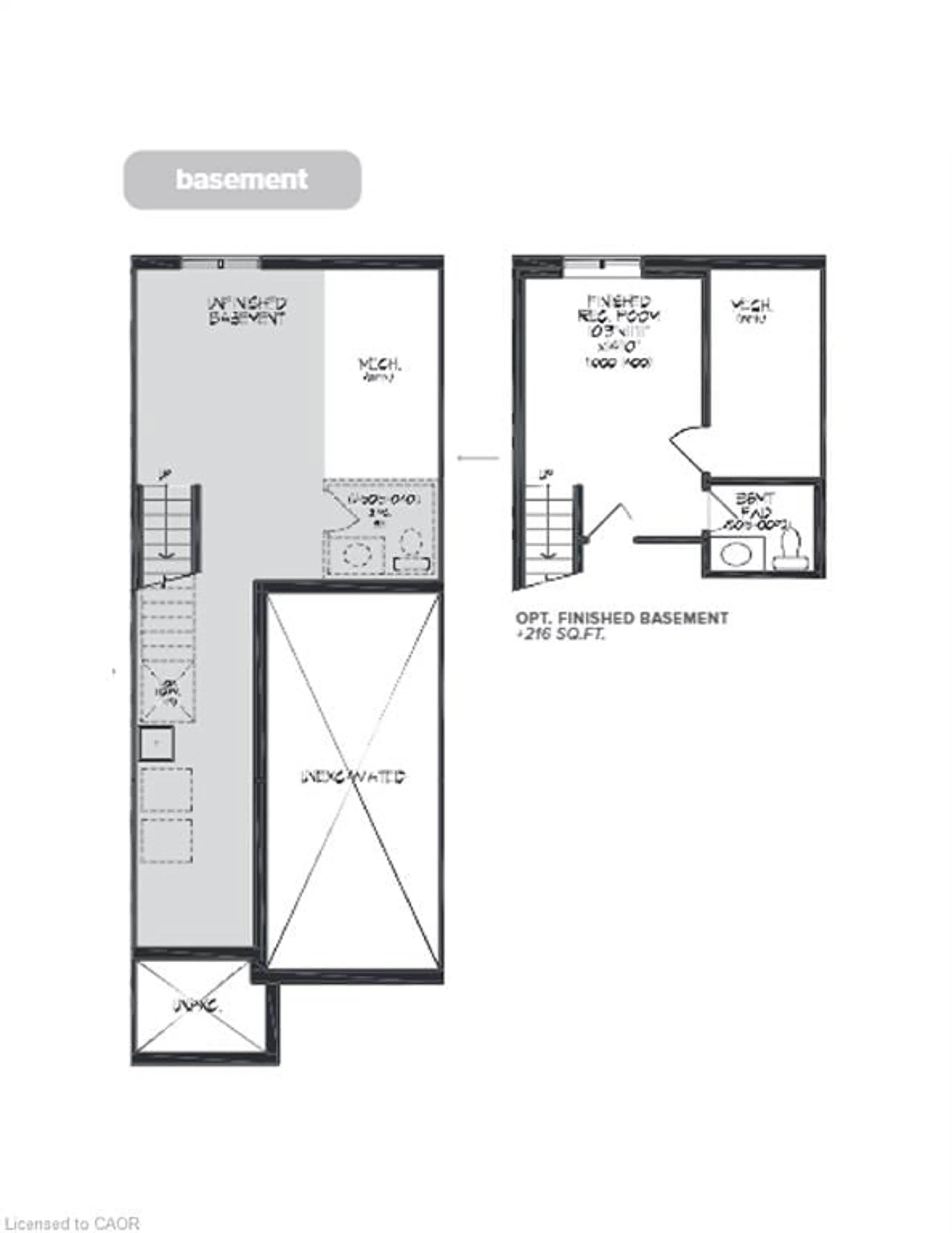 Floor plan for LOT I051 Blair Valley St, Kitchener Ontario N2P 0K7