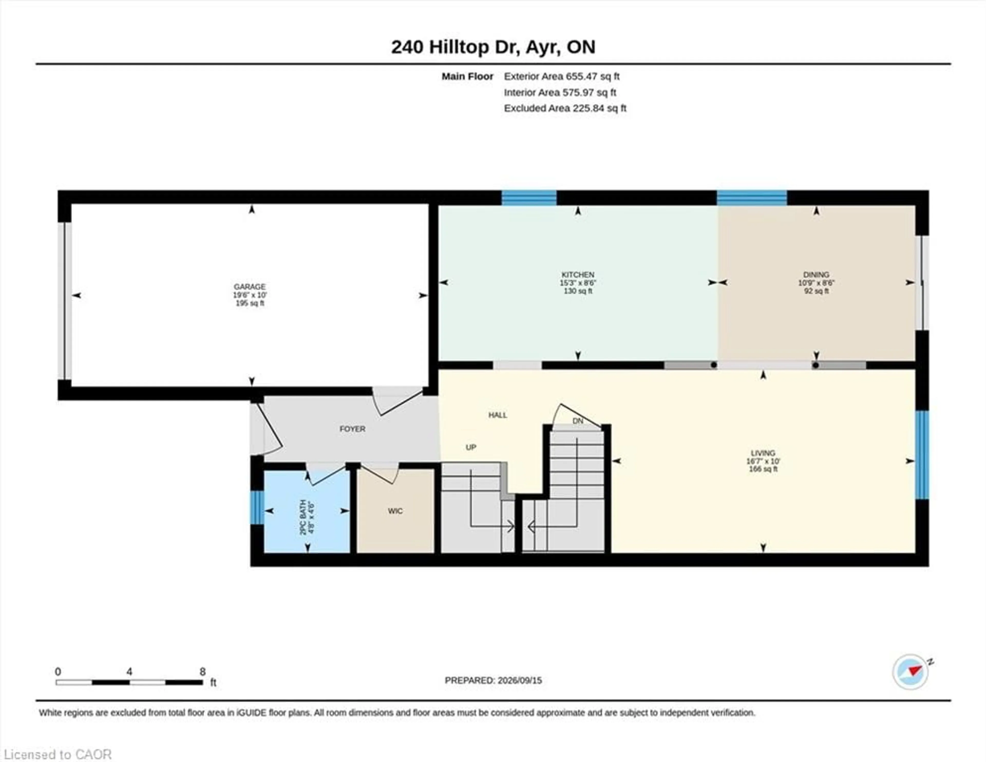Floor plan for 240 Hilltop Dr, Ayr Ontario N0B 1E0