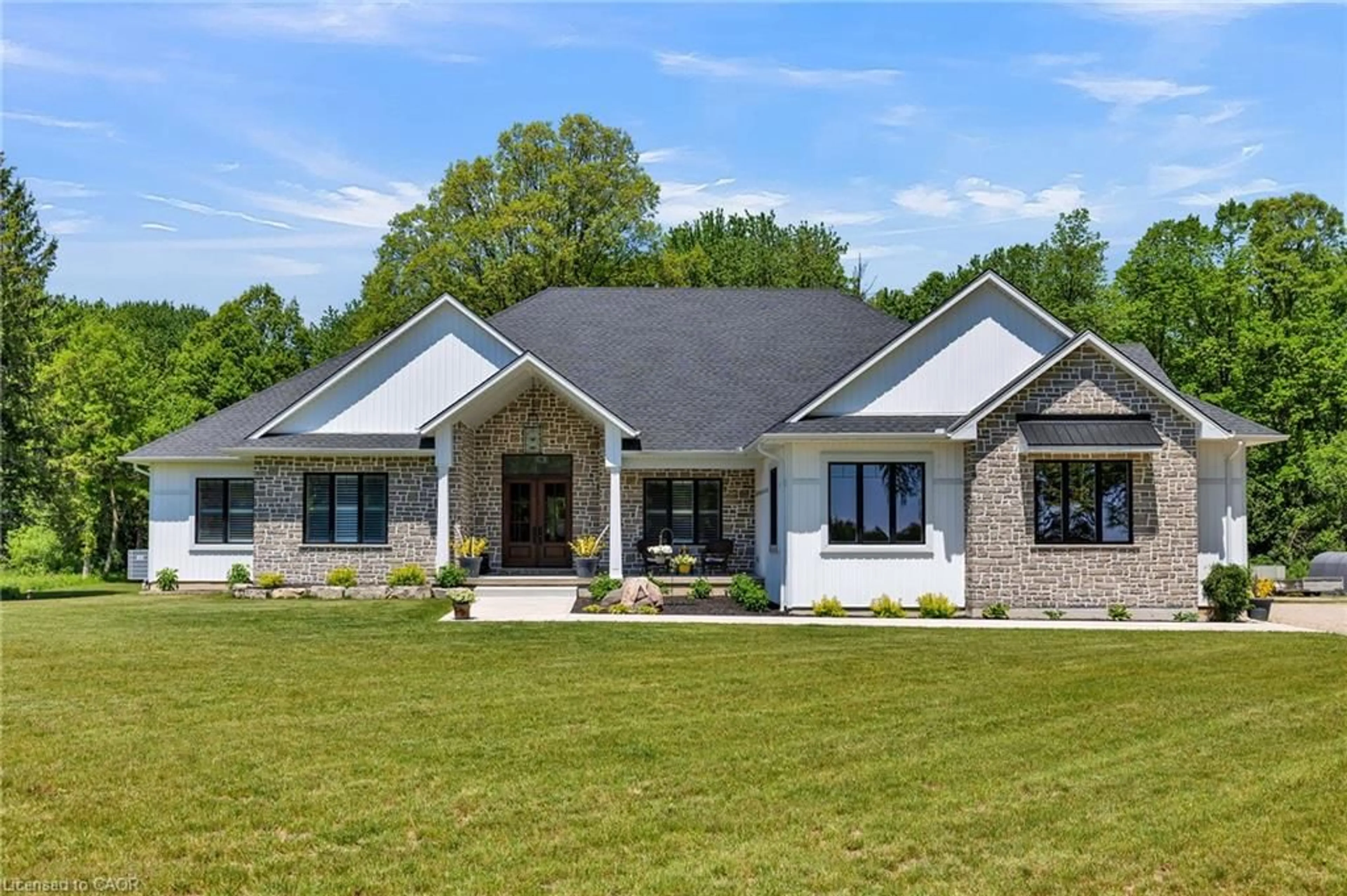 Home with brick exterior material, building for 3898 Line 9, St. Marys Ontario N4X 1C5