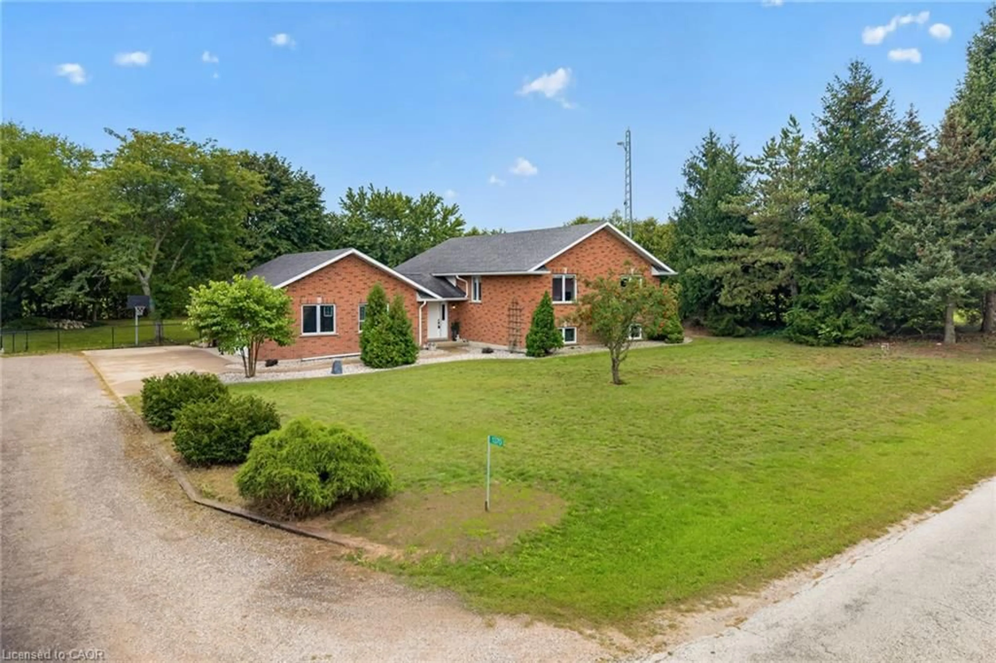 A pic from outside/outdoor area/front of a property/back of a property/a pic from drone, unknown for 1370 Windham 11 Rd, Lynnville Ontario N0E 2A0