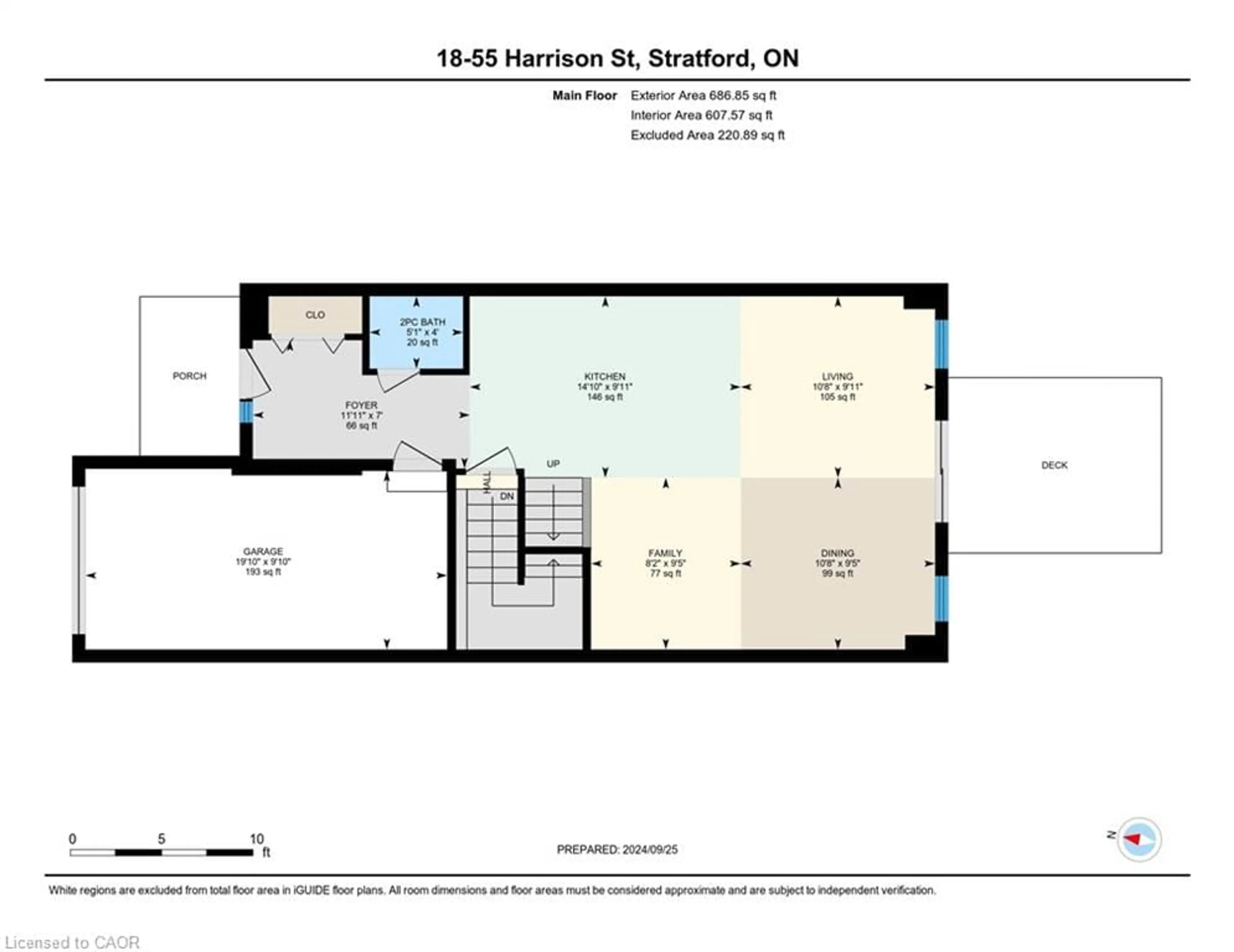 Floor plan for 55 Harrison St #18, Stratford Ontario N5A 6S2