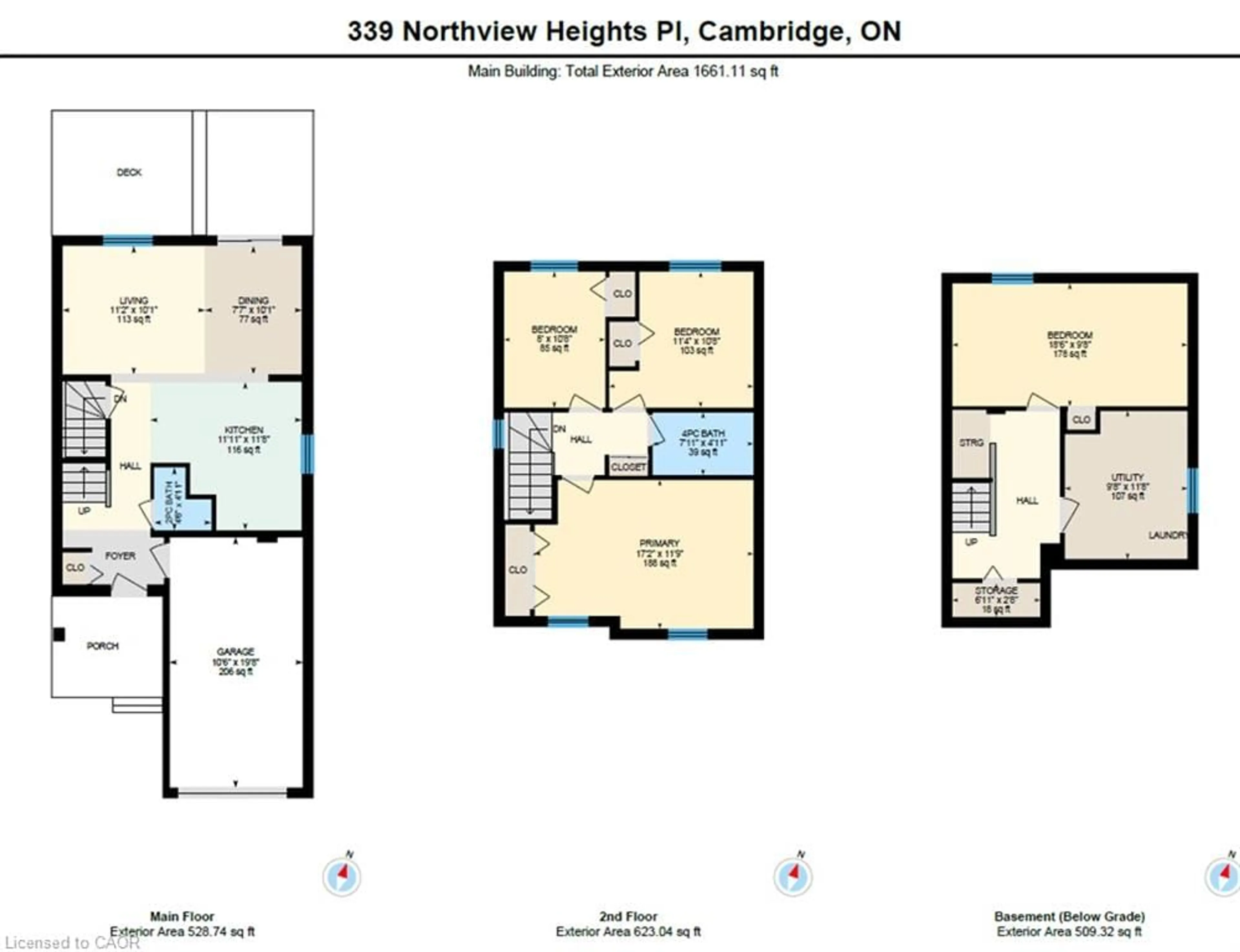 Floor plan for 339 Northview Heights Pl, Cambridge Ontario N1R 8J1