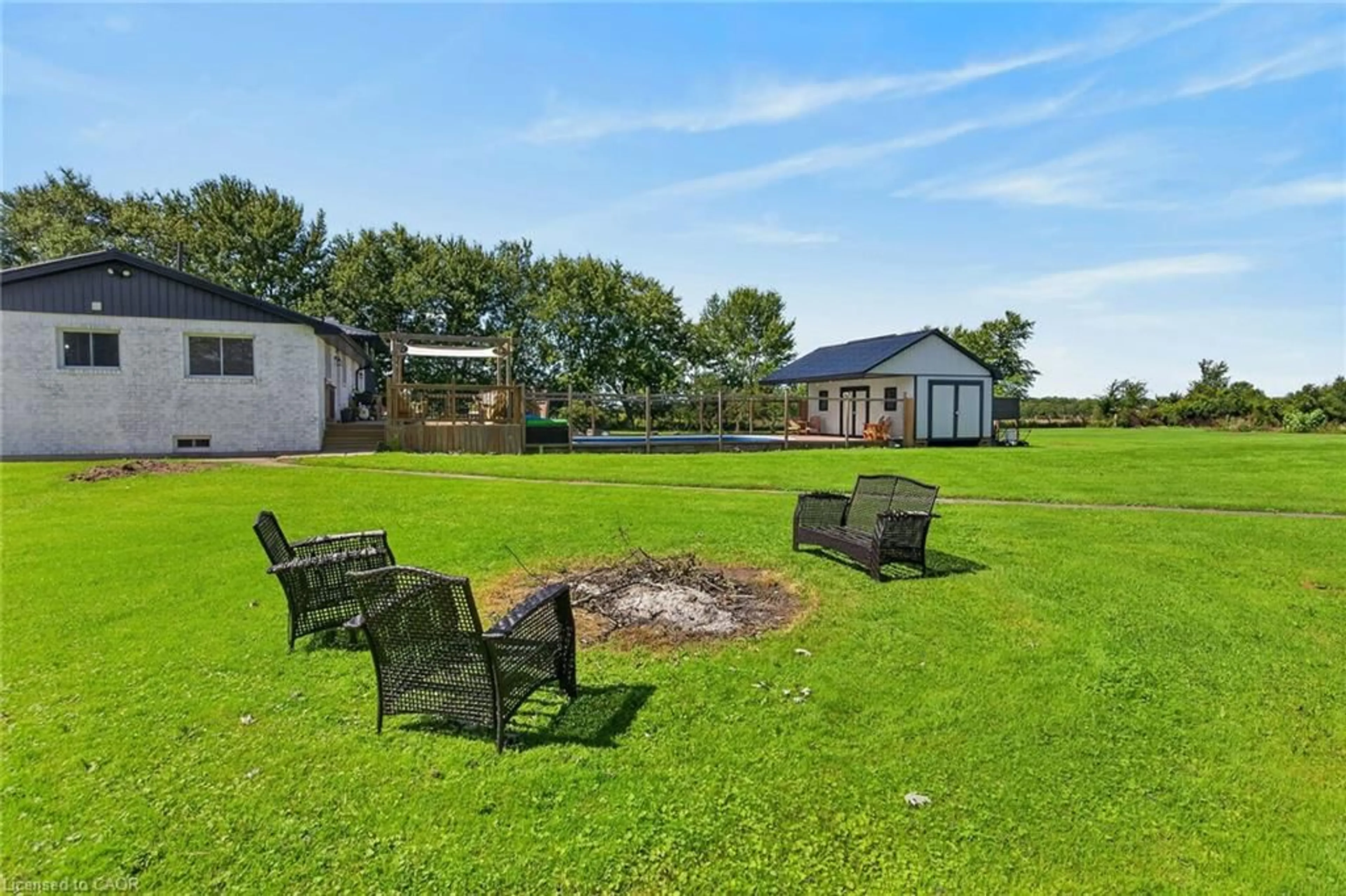 A pic from outside/outdoor area/front of a property/back of a property/a pic from drone, unknown for 341 Concession 4 Rd, Fisherville Ontario N0A 1G0