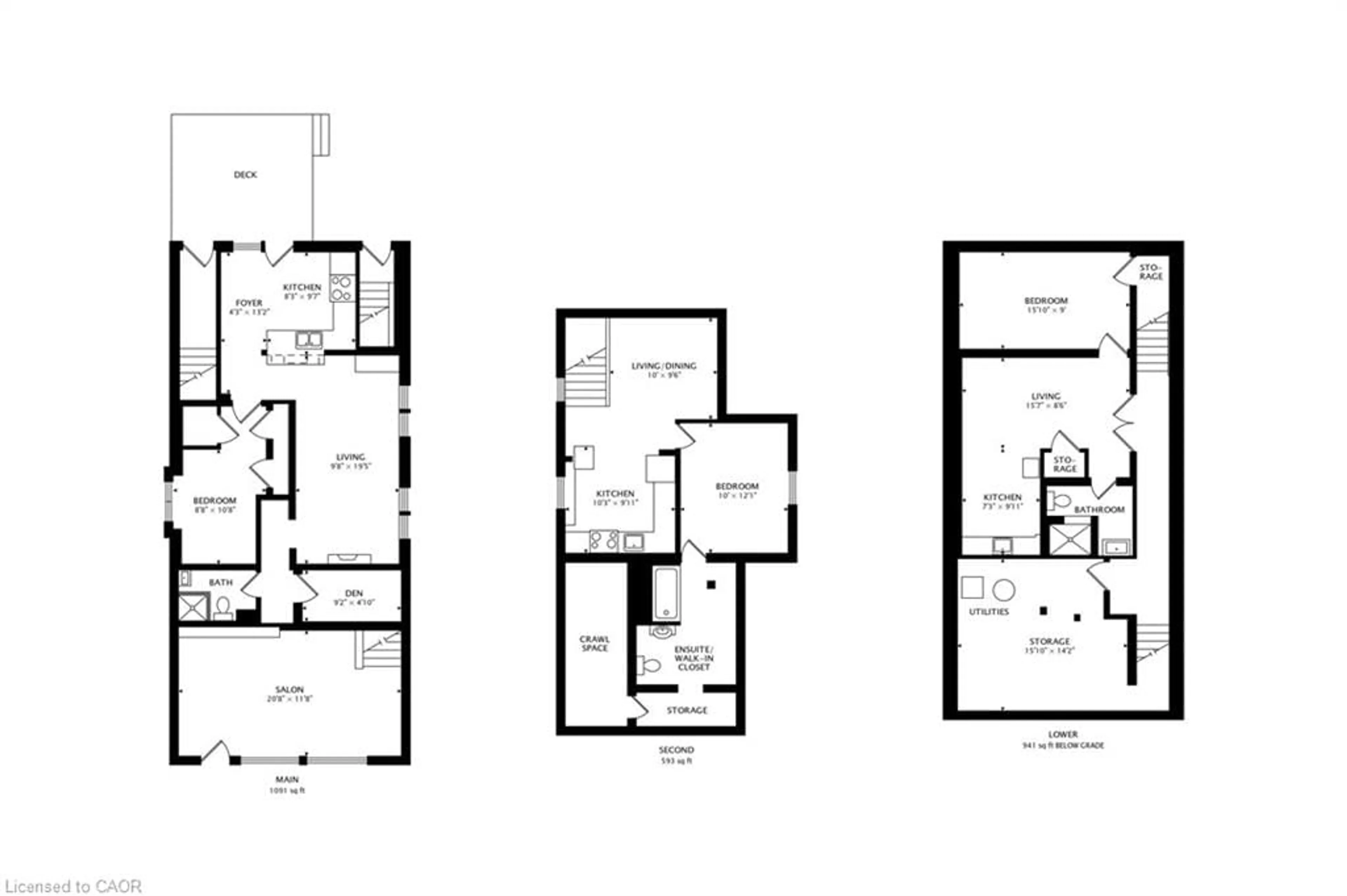 Floor plan for 229 Parkdale Ave, Hamilton Ontario L8H 5X4