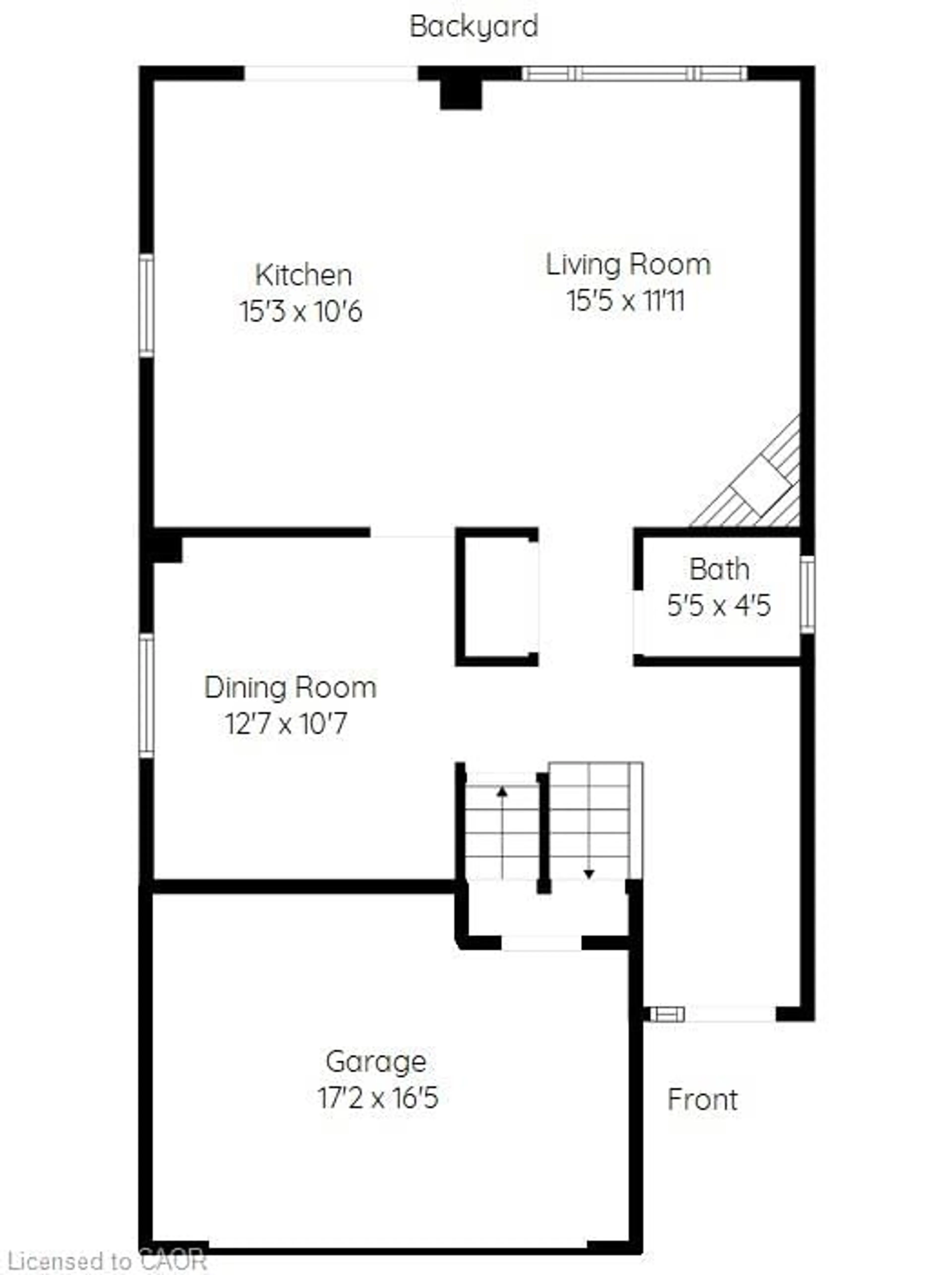 Floor plan for 130 Charing Dr, Hamilton Ontario L8W 3B1