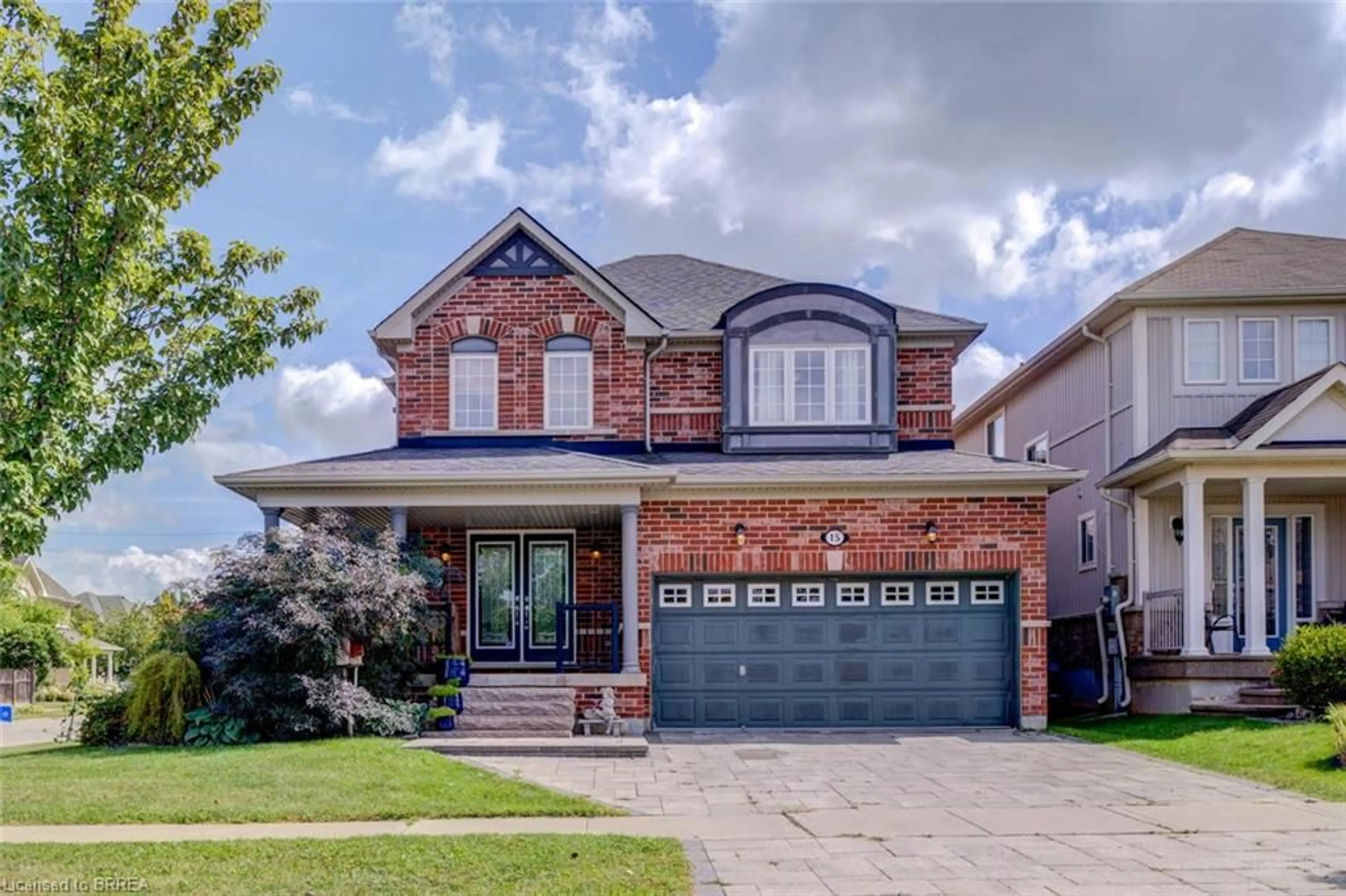 Home with brick exterior material, street for 15 Davidson Crt, Brantford Ontario N3S 0C6