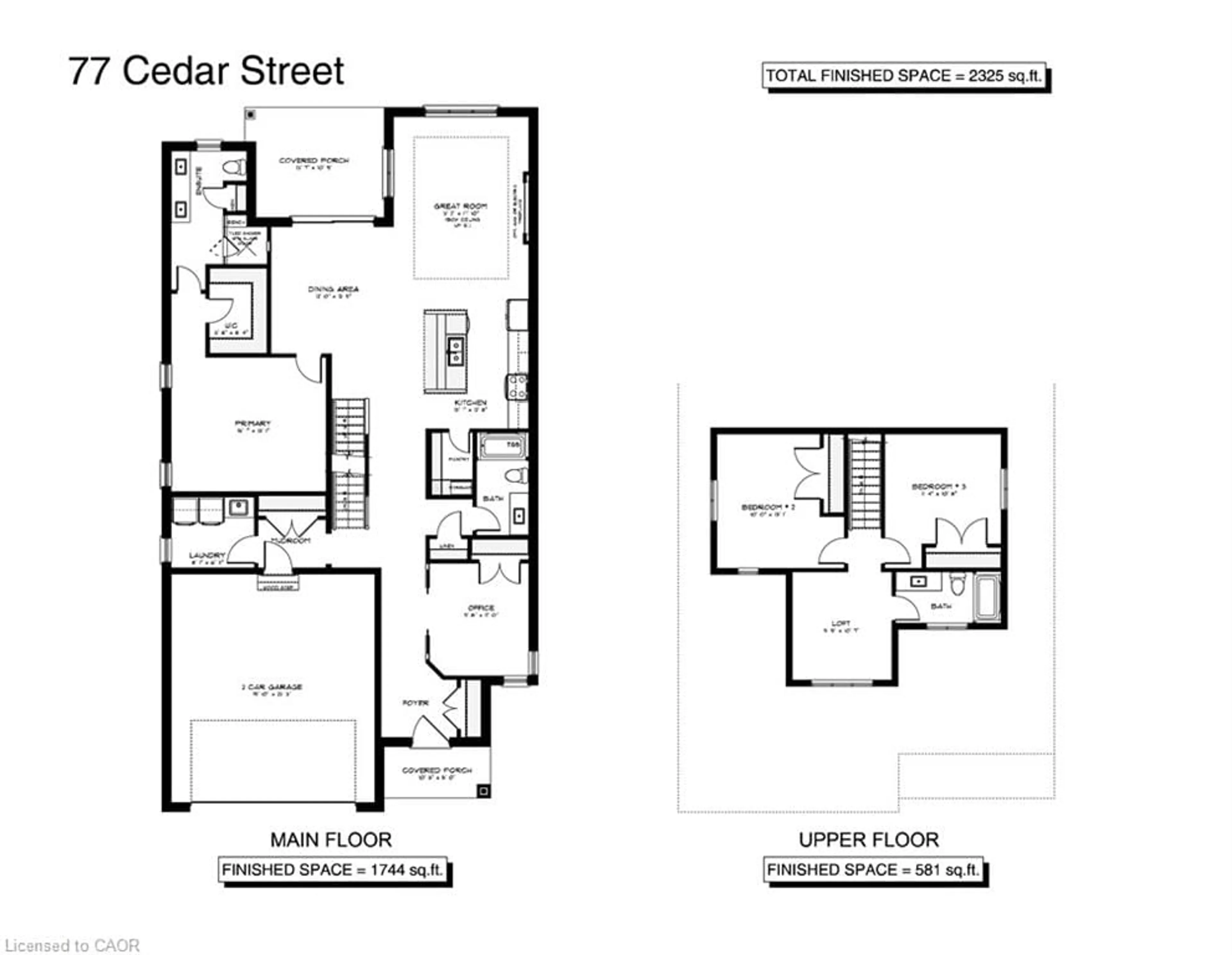 Floor plan for 77 Cedar St, Paris Ontario N3L 4G1