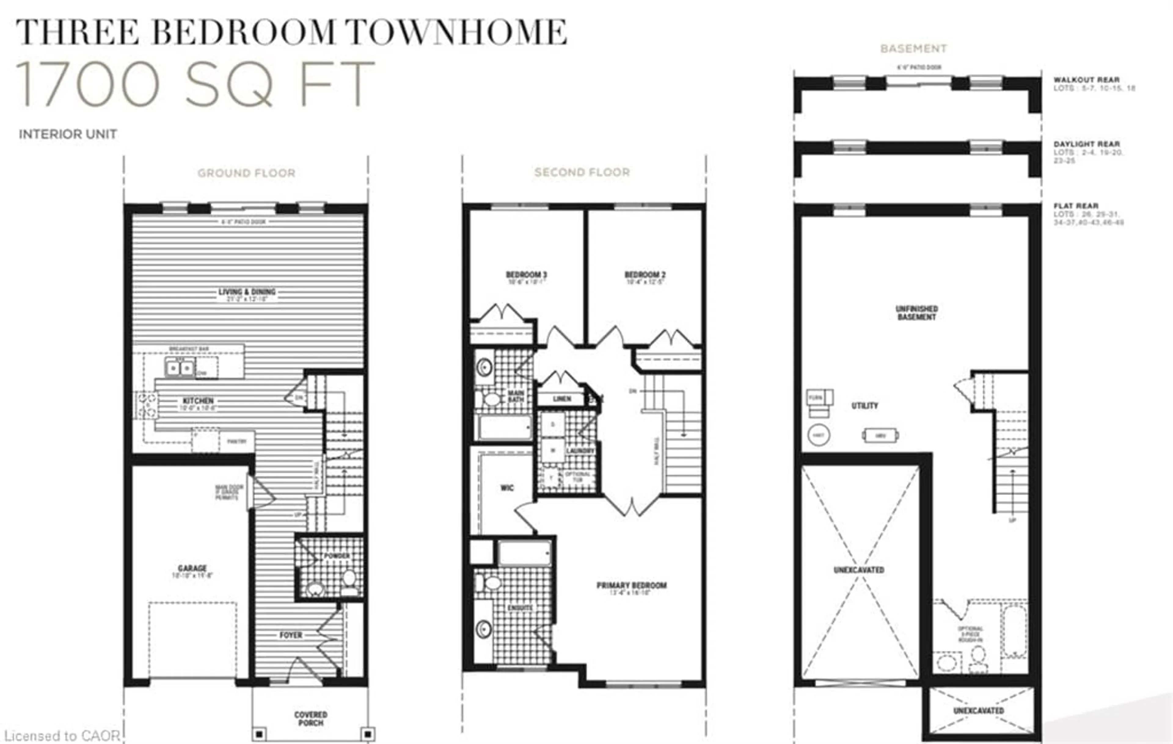 Floor plan for 142 DONALD Fraser Lane, Rockwood Ontario N0B 2K0