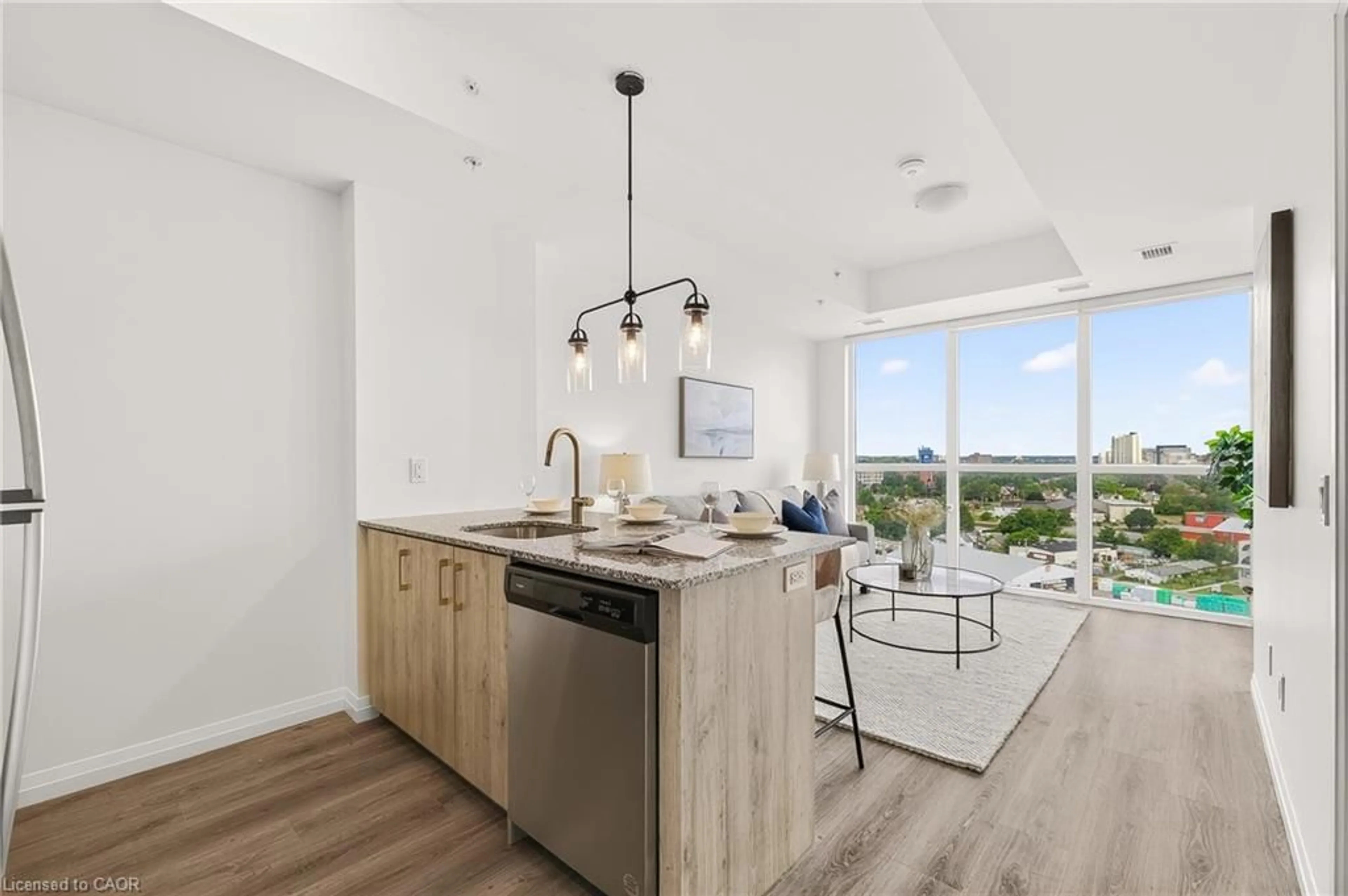 Open concept kitchen, unknown for 108 Garment St #1510, Kitchener Ontario N2G 0E2
