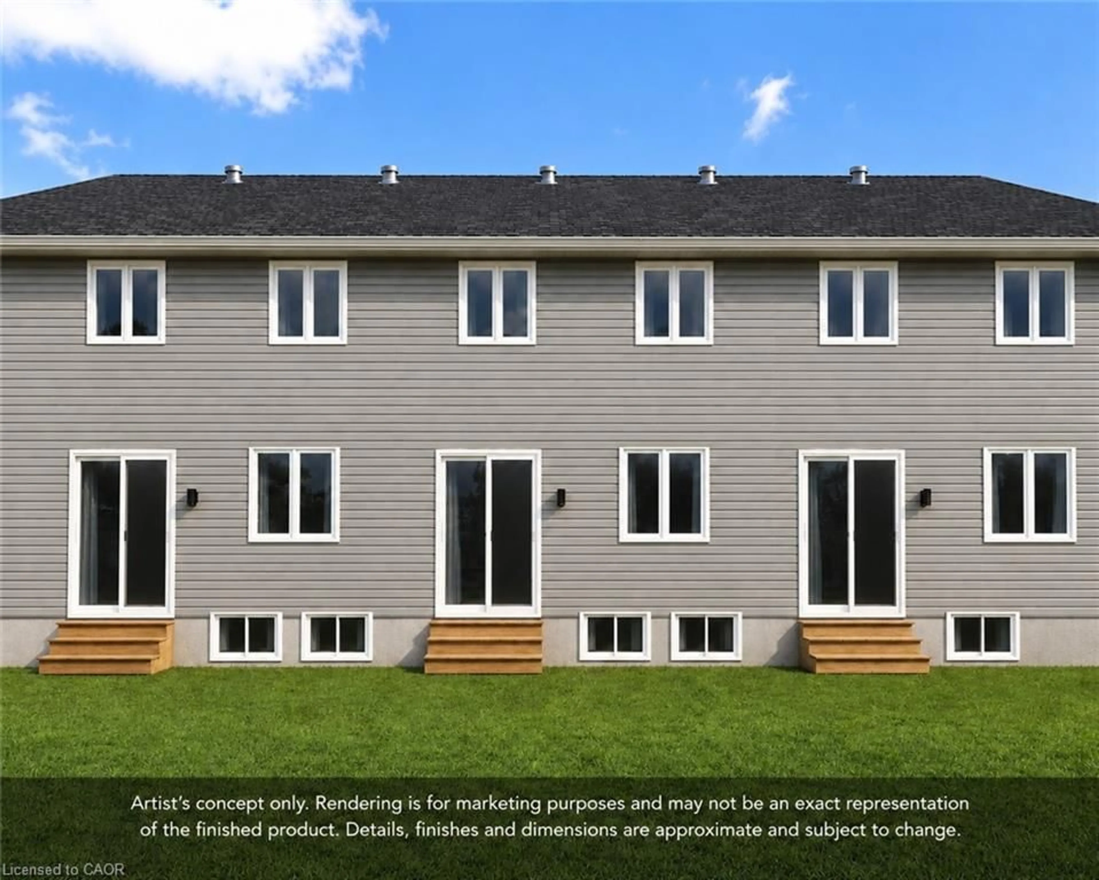 Home with vinyl exterior material, building for 91 Roseview Ave #Unit B, Cambridge Ontario N1R 4B1