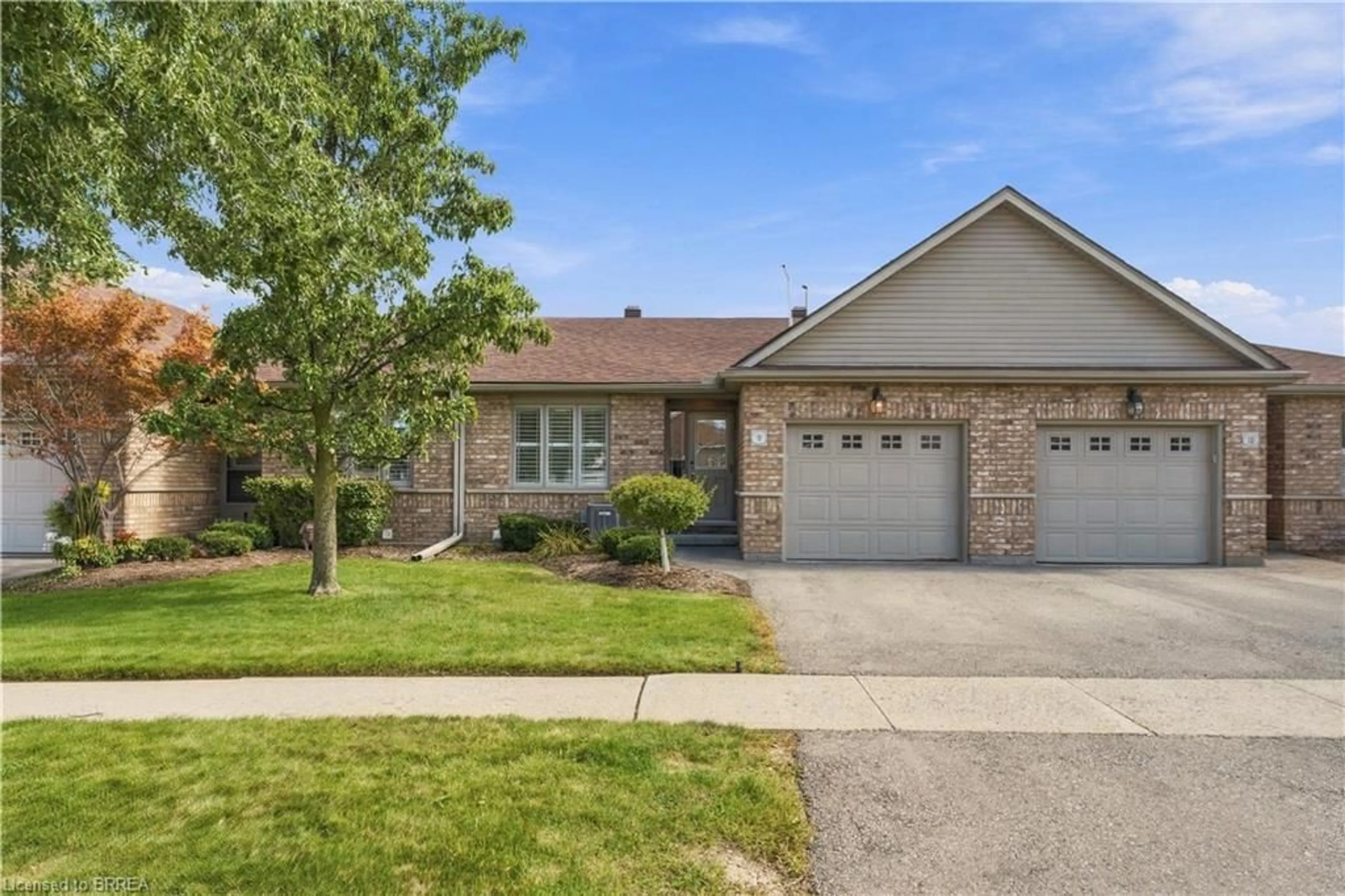 Home with brick exterior material, street for 9 Schertzberg Lane #25, Brantford Ontario N3T 0C1