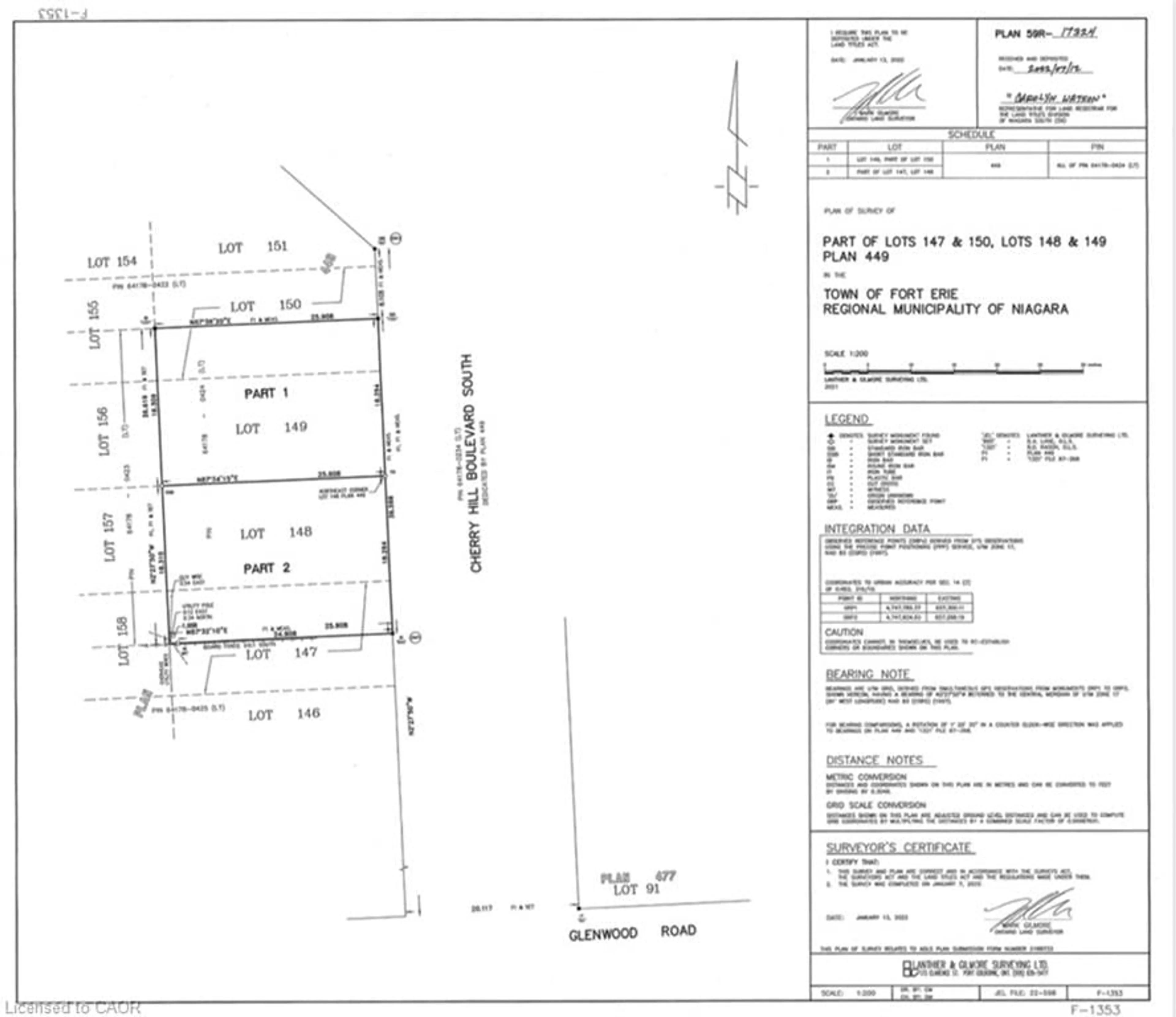 Floor plan for 313 Cherryhill Blvd #Lot 1, Fort Erie Ontario L0S 1B0