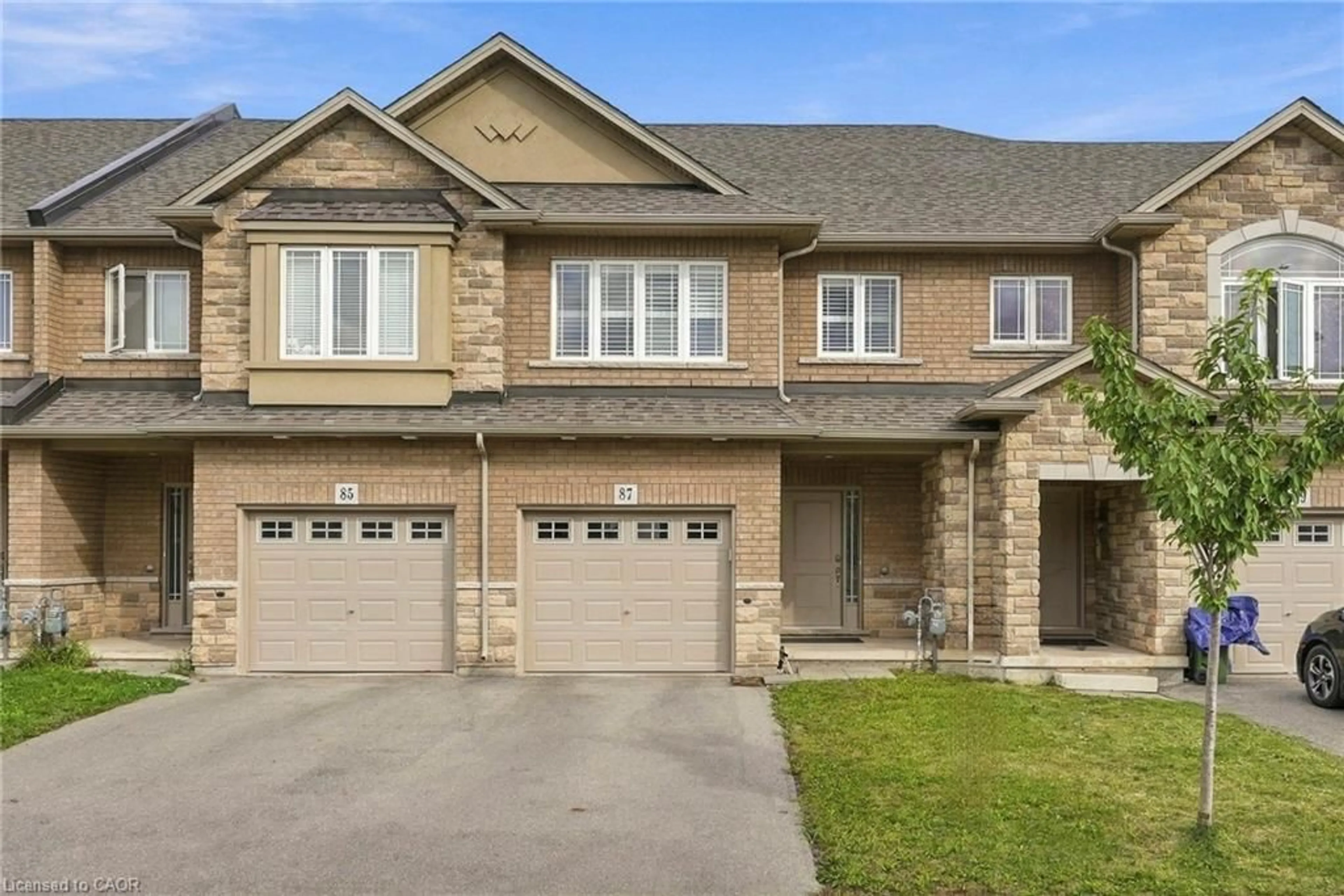 Home with brick exterior material, street for 87 Rockledge Dr, Hamilton Ontario L0R 1P0