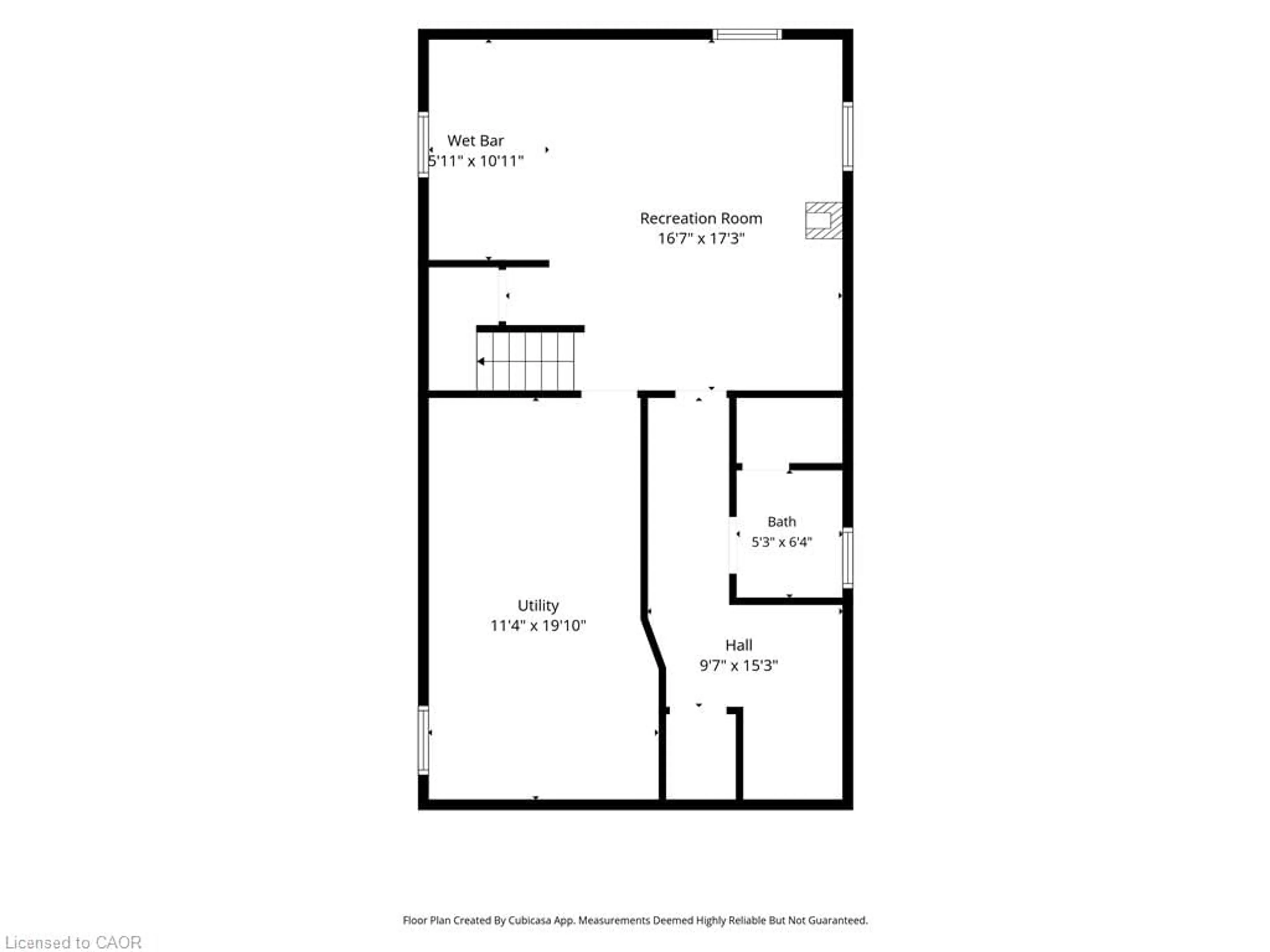 Floor plan for 231 Auburn Ave, Hamilton Ontario L8K 3B7