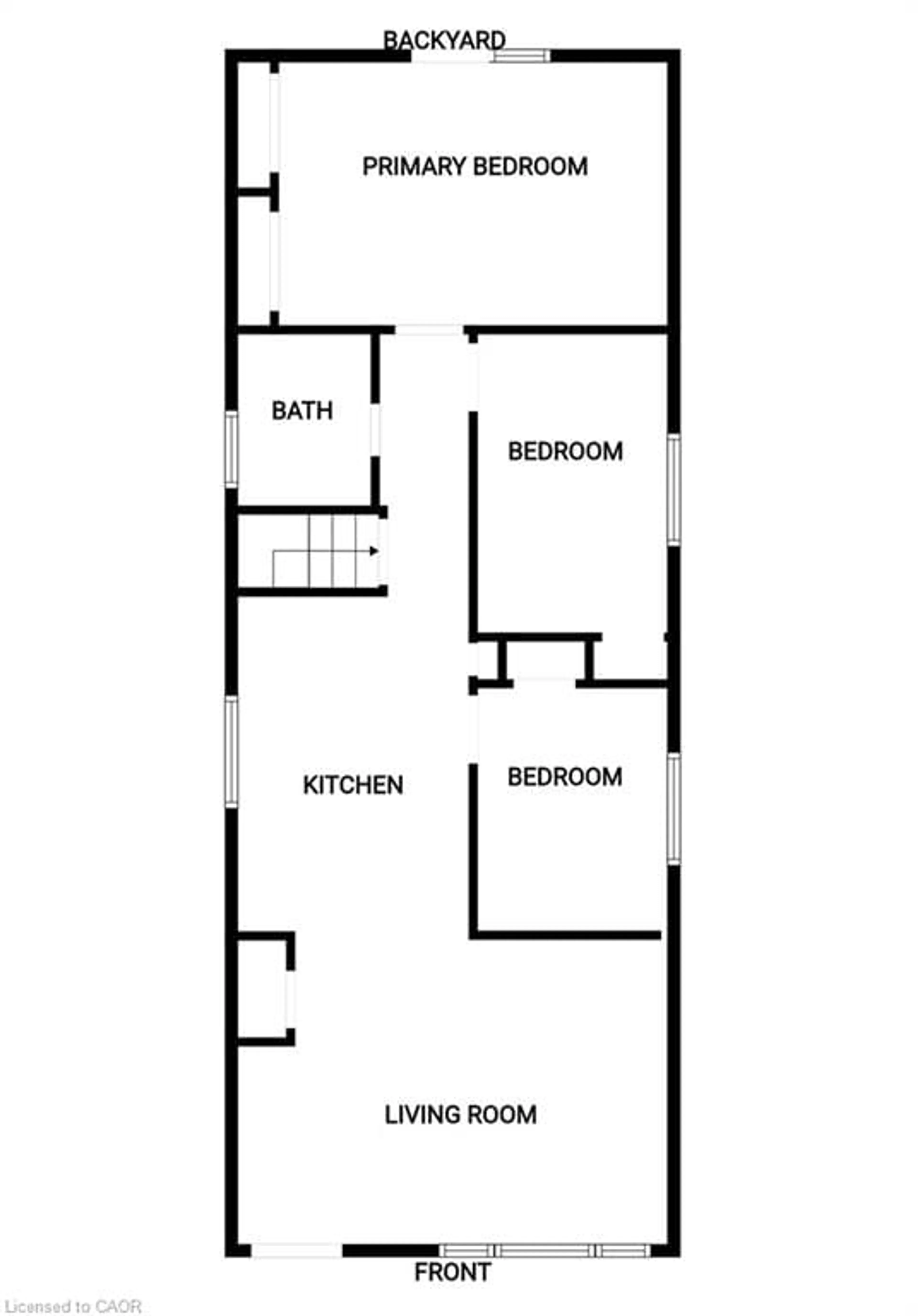 Floor plan for 185 Rosslyn Ave, Hamilton Ontario L8L 7P8