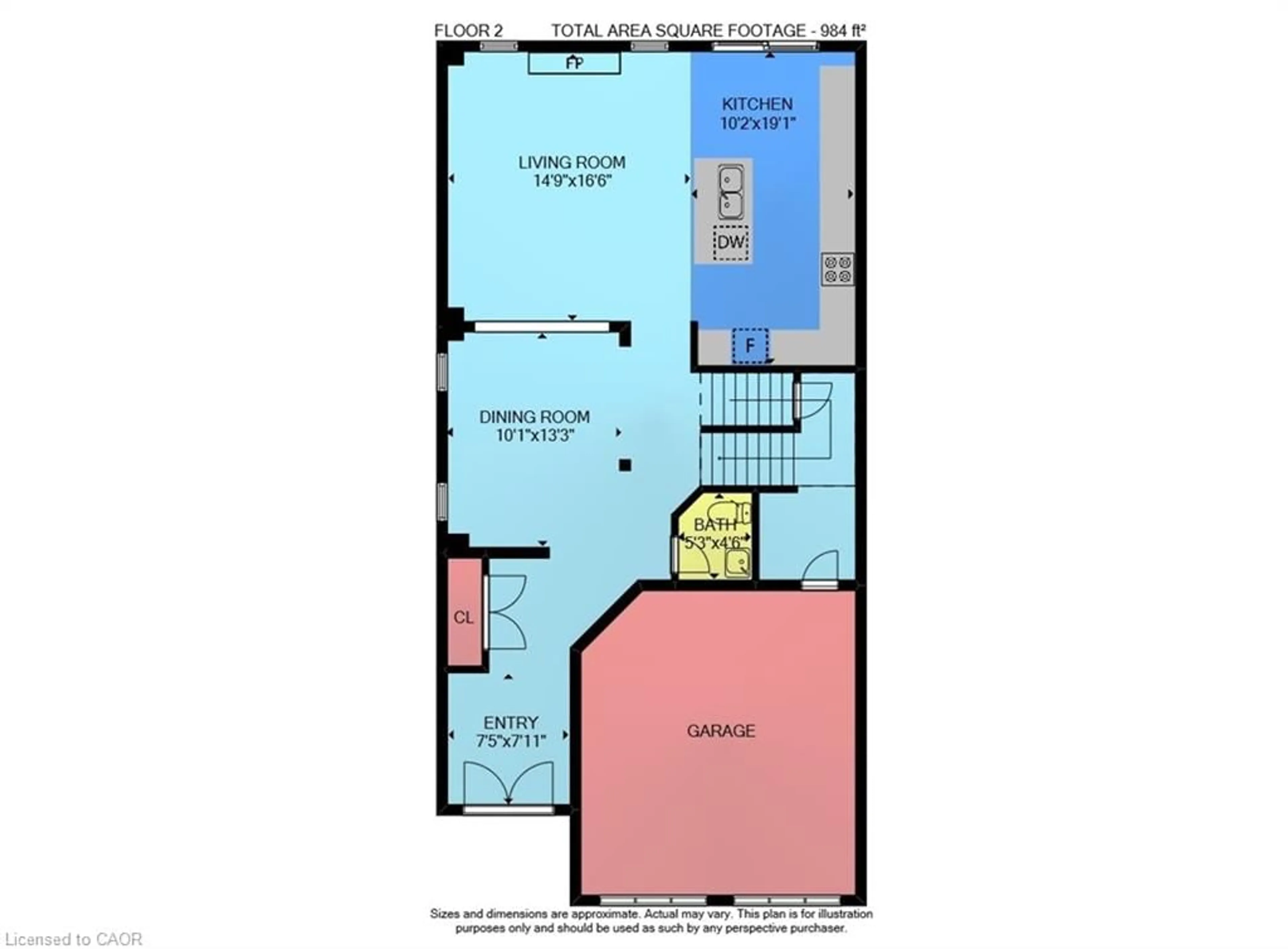 Floor plan for 82 Chaumont Dr, Stoney Creek Ontario L8J 0J8