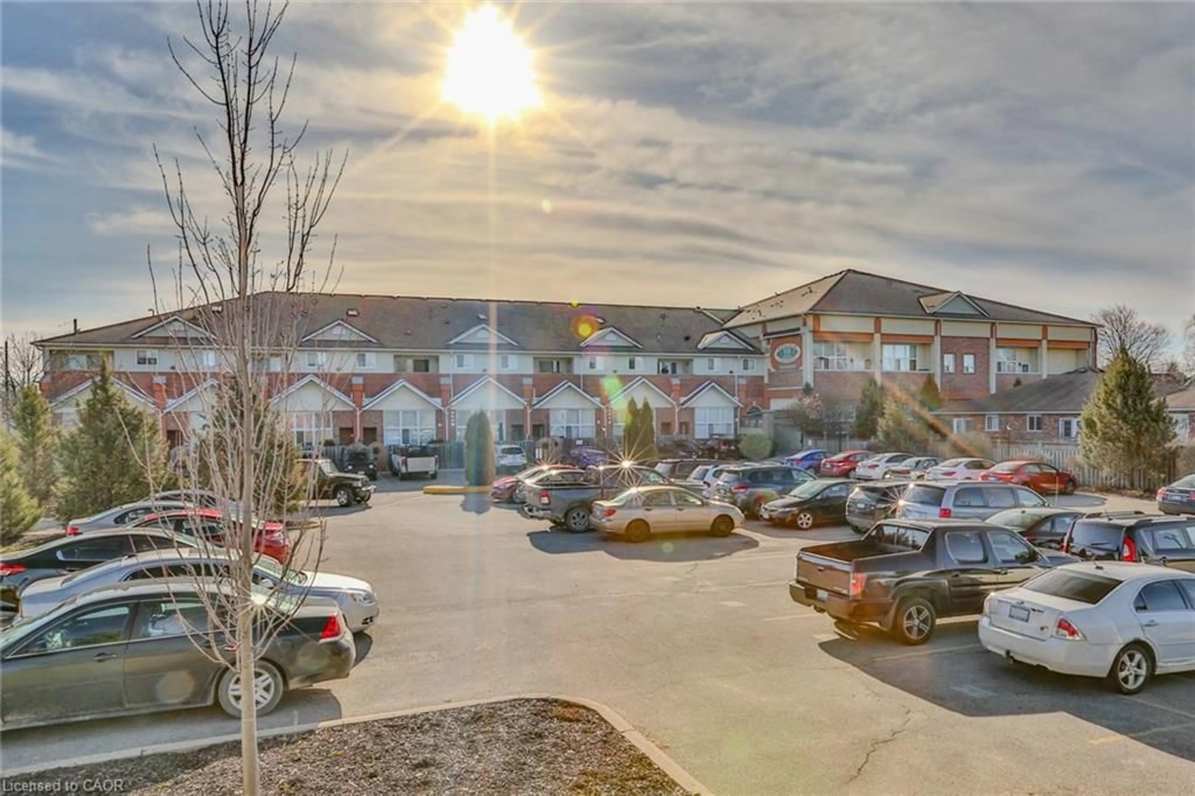 A pic from outside/outdoor area/front of a property/back of a property/a pic from drone, mountain view for 111 Grey St #213, Brantford Ontario N3S 4V8