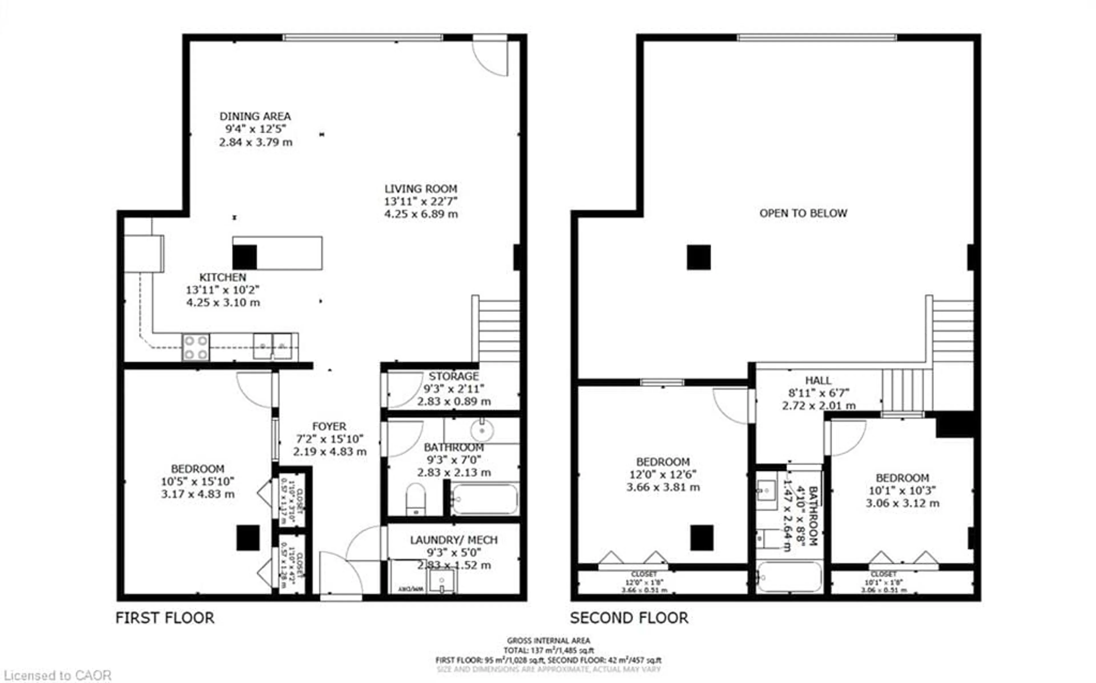 Floor plan for 111 Grey St #213, Brantford Ontario N3S 4V8
