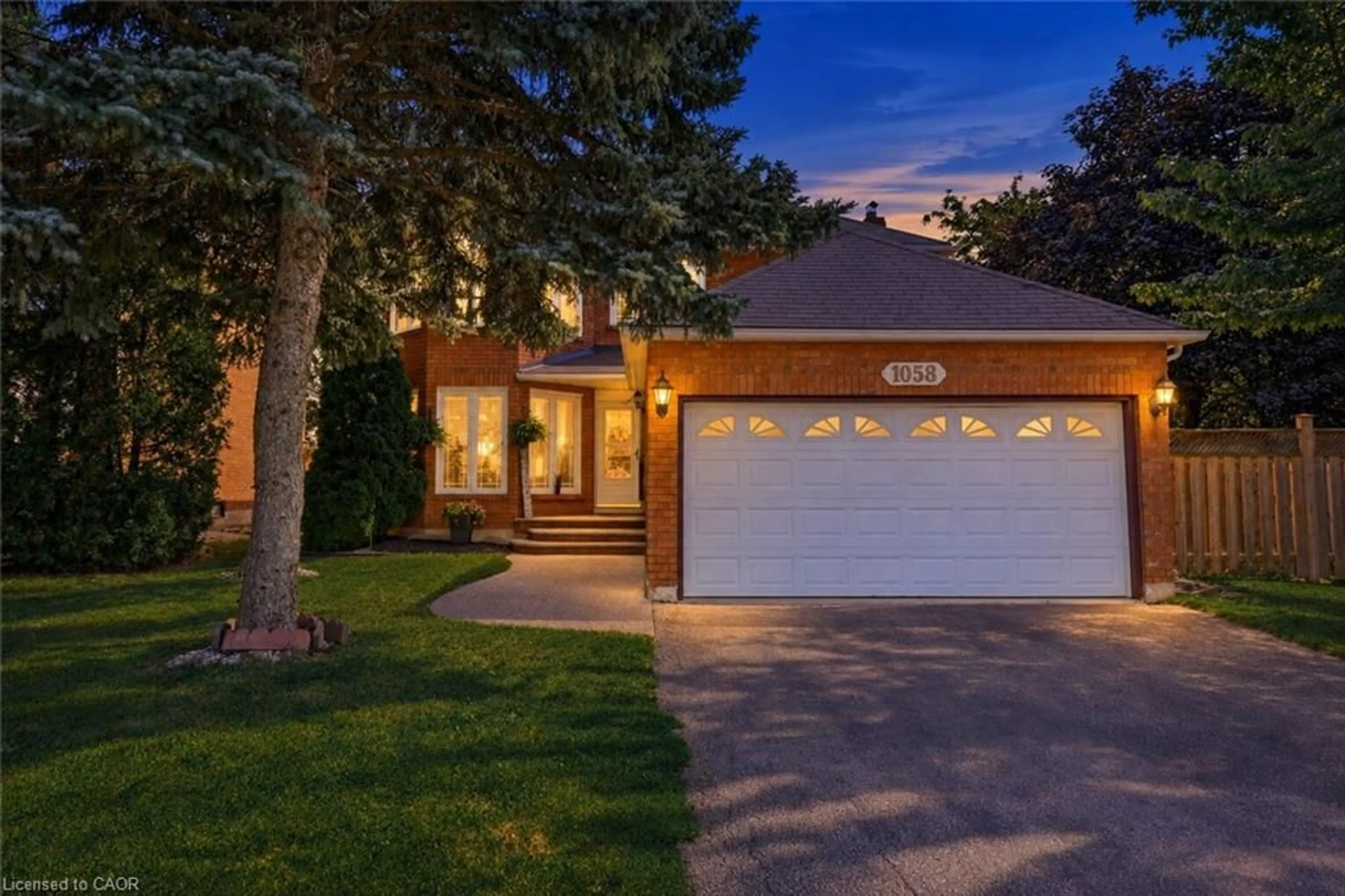 Home with brick exterior material, street for 1058 Glenbrook Ave, Oakville Ontario L6H 4A3