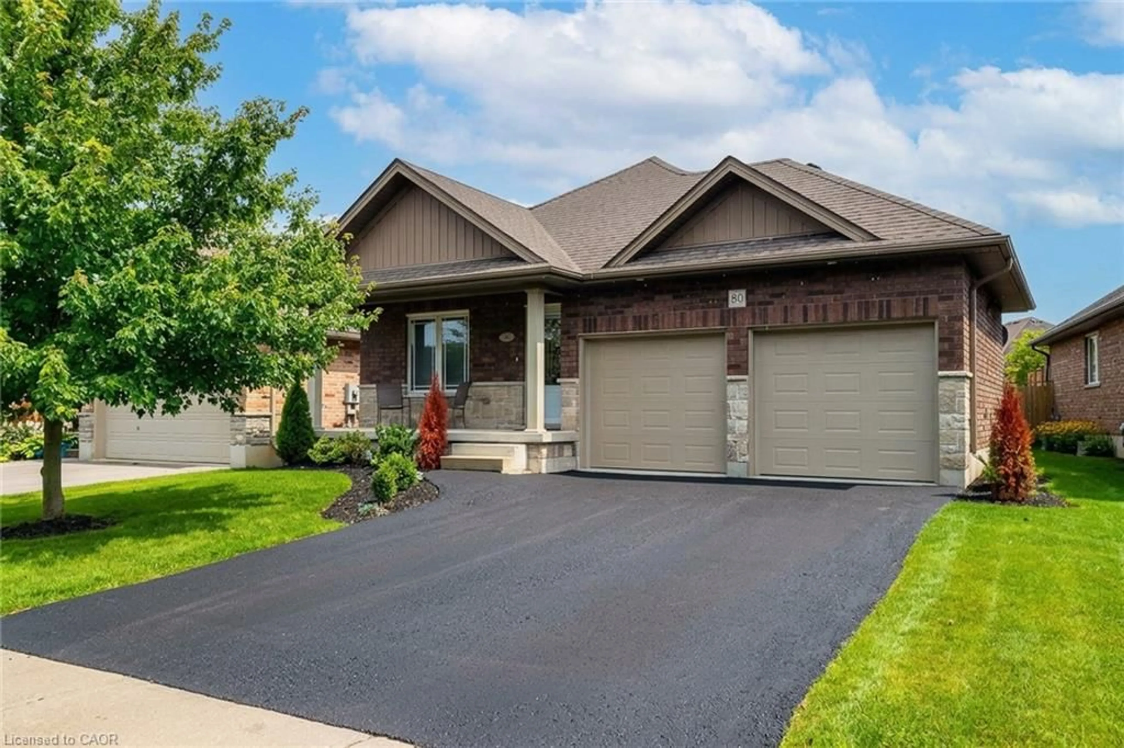 Home with brick exterior material, street for 80 Willowdale Cres, Port Dover Ontario N0A 1N5