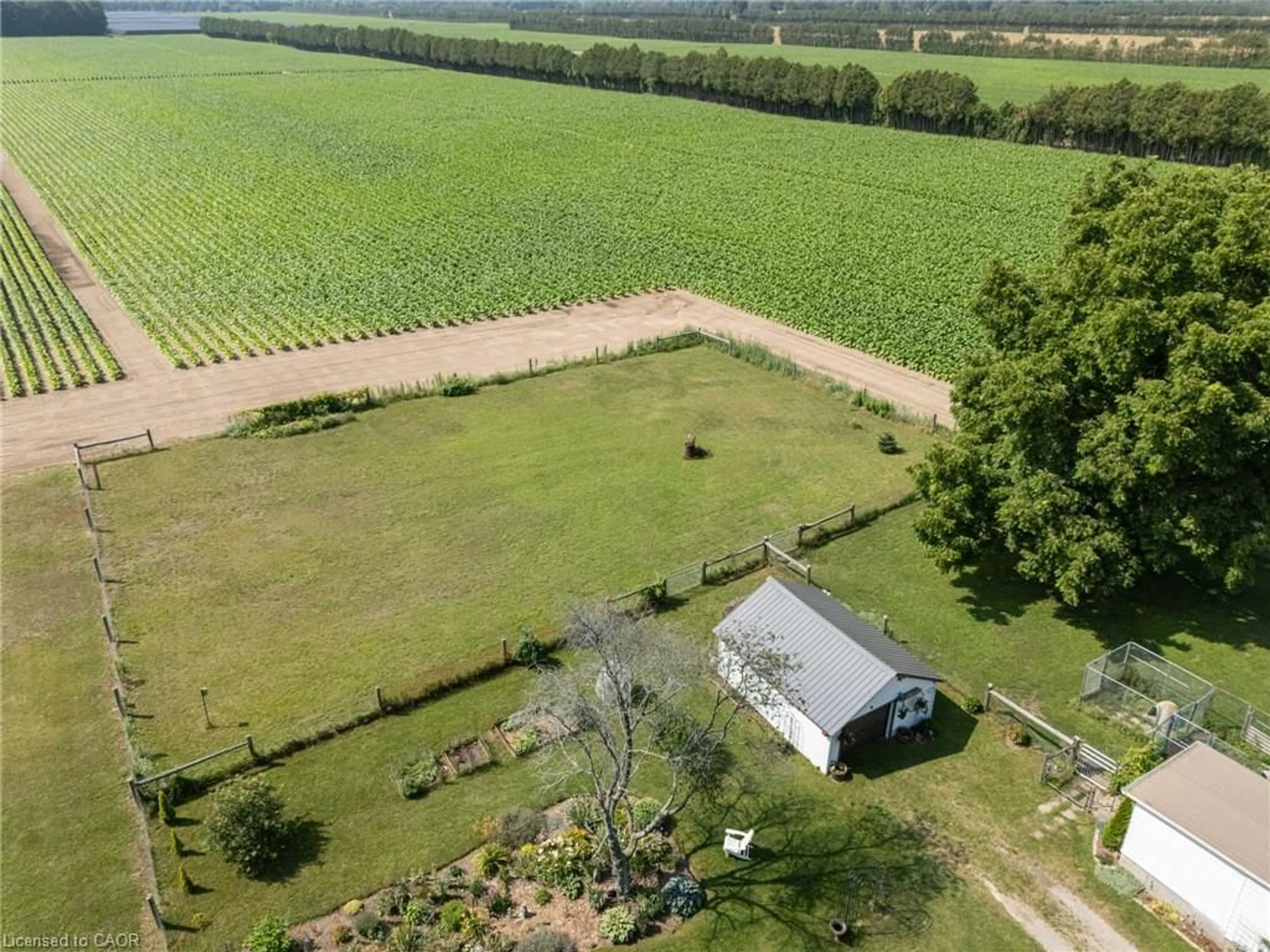 A pic from outside/outdoor area/front of a property/back of a property/a pic from drone, unknown for 392 Windham Road 7, La Salette Ontario N0E 1H0