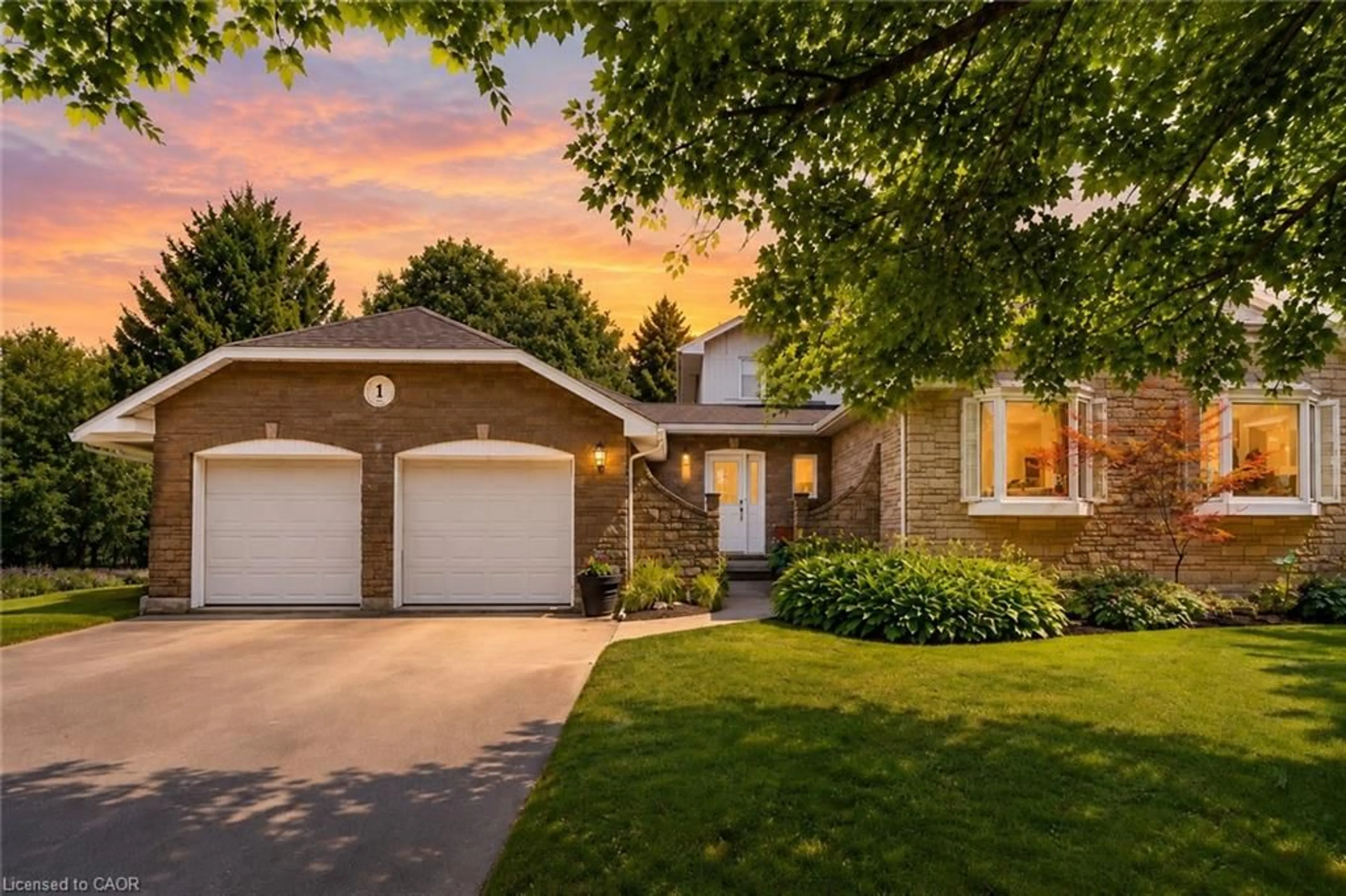 Home with brick exterior material, street for 1 Danube Dr, Heidelberg Ontario N0B 1Y0