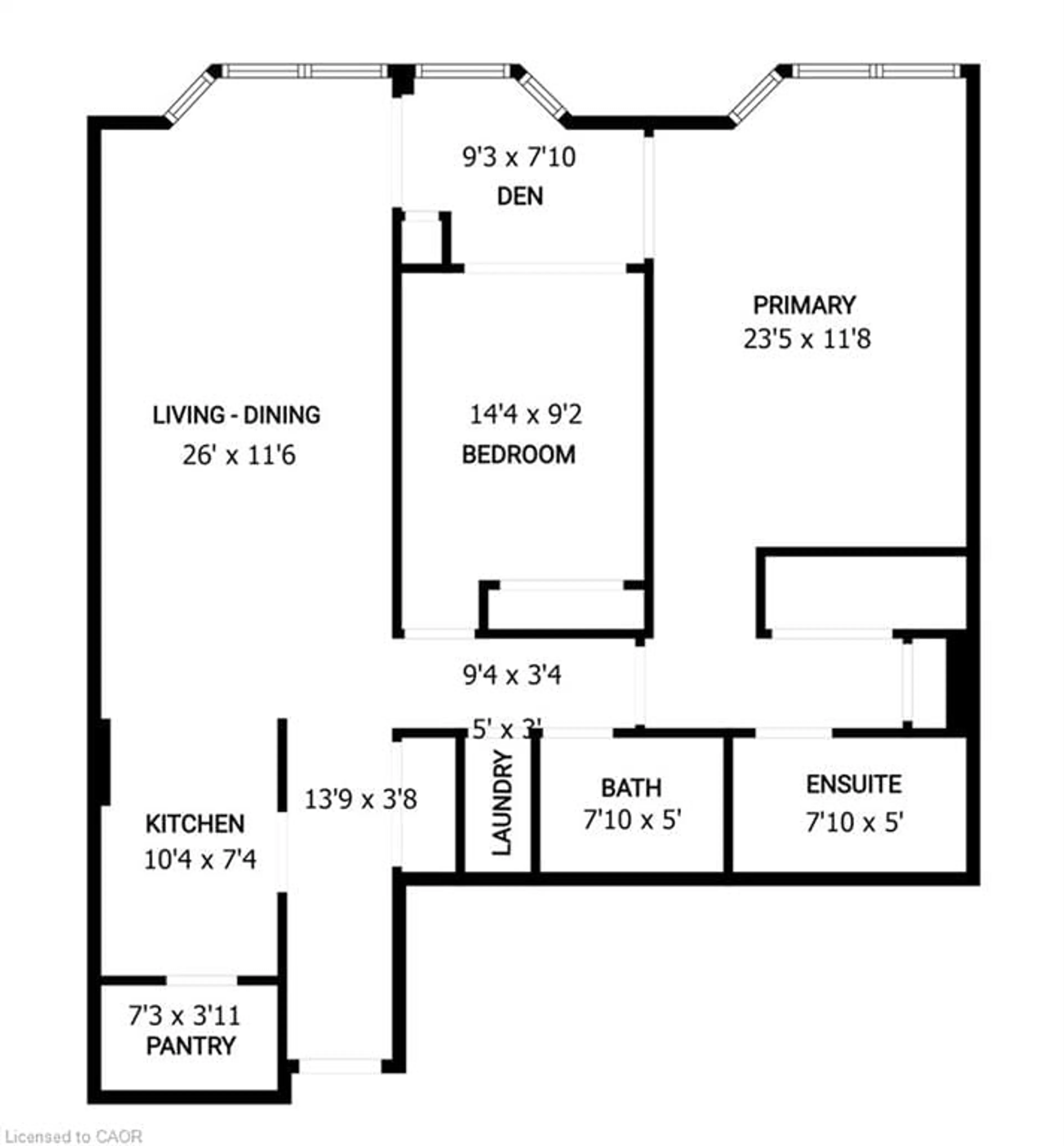 Floor plan for 175 Cedar Ave #215, Richmond Hill Ontario L4C 9V3